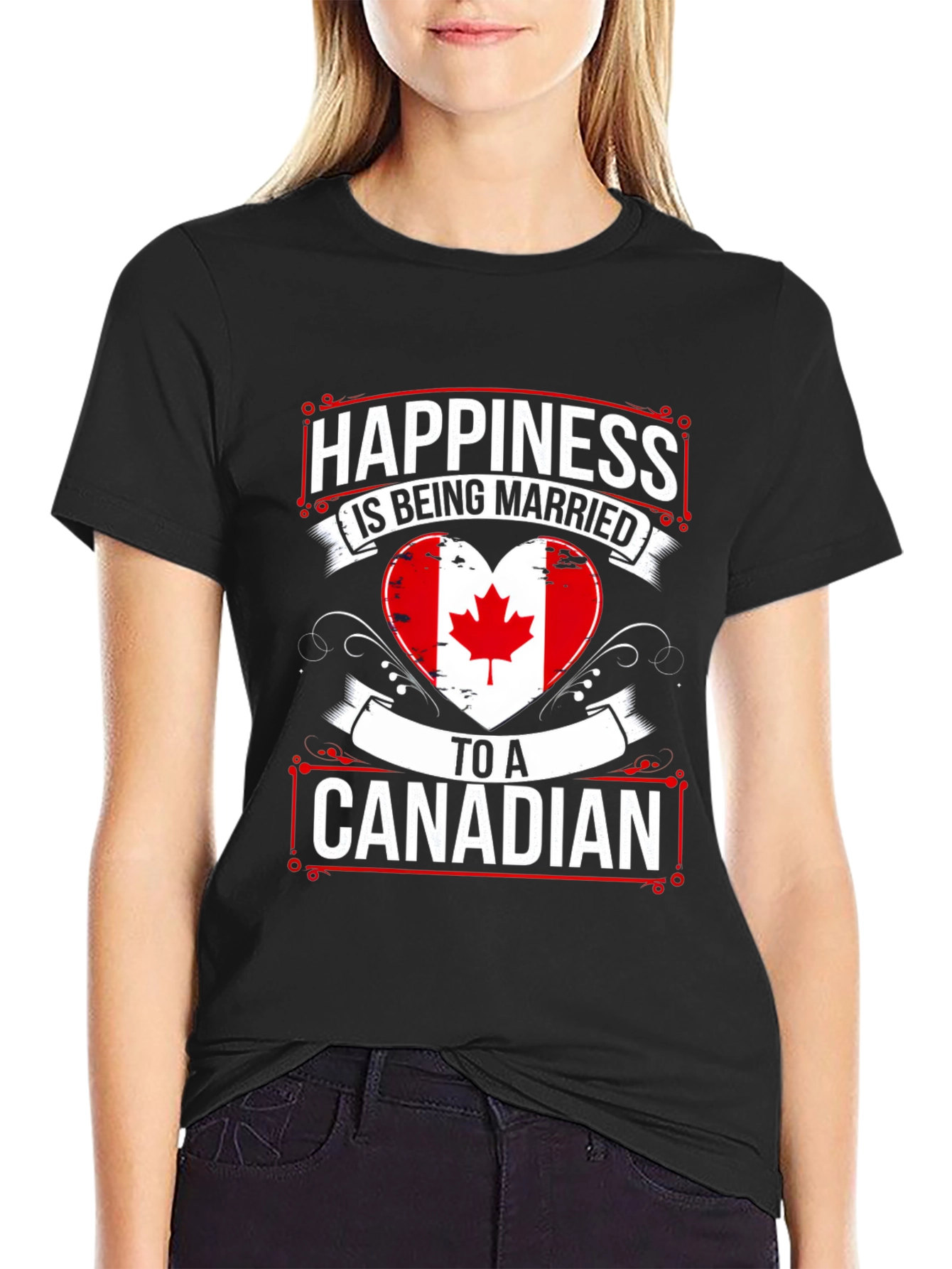 Happiness Is Being Married To A Canadian T-Shirt