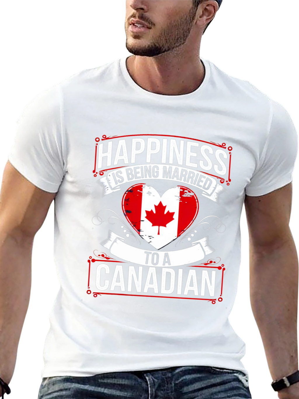 Happiness Is Being Married To A Canadian T-Shirt