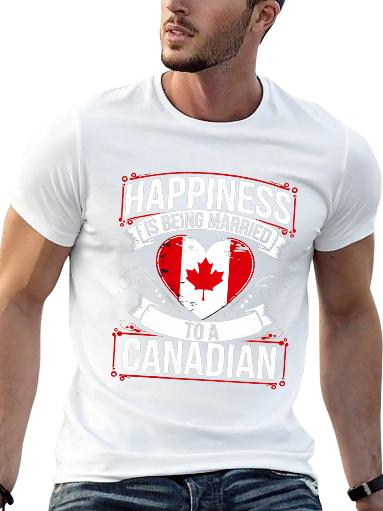 Happiness Is Being Married To A Canadian T-Shirt
