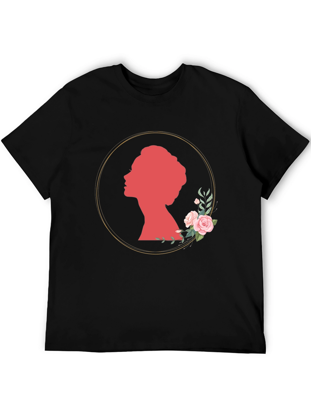 Floral Silhouette Graphic Tee