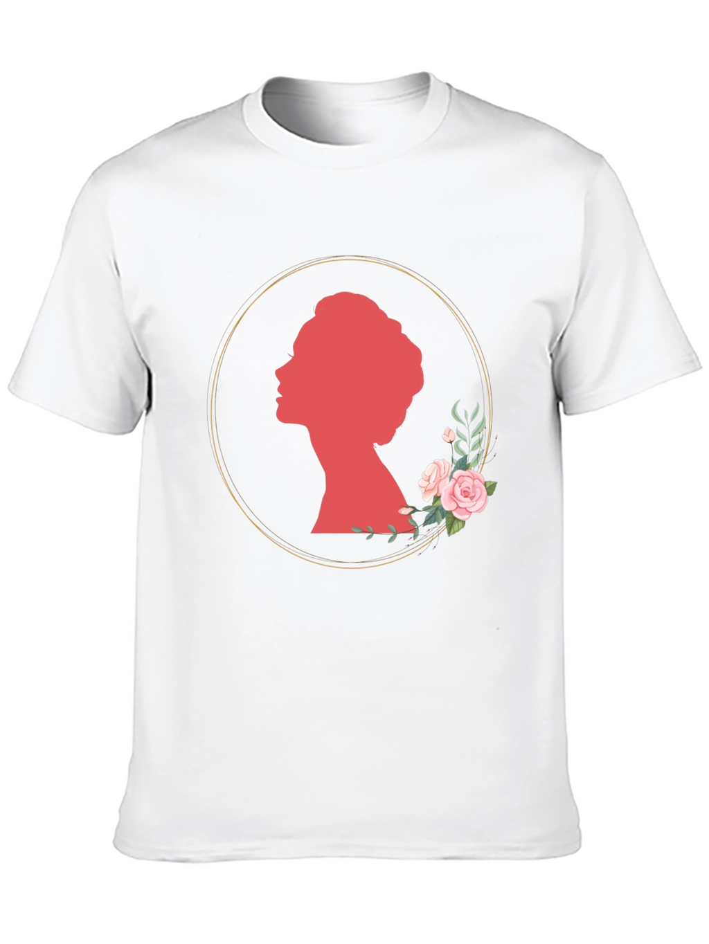 Floral Silhouette Graphic Tee