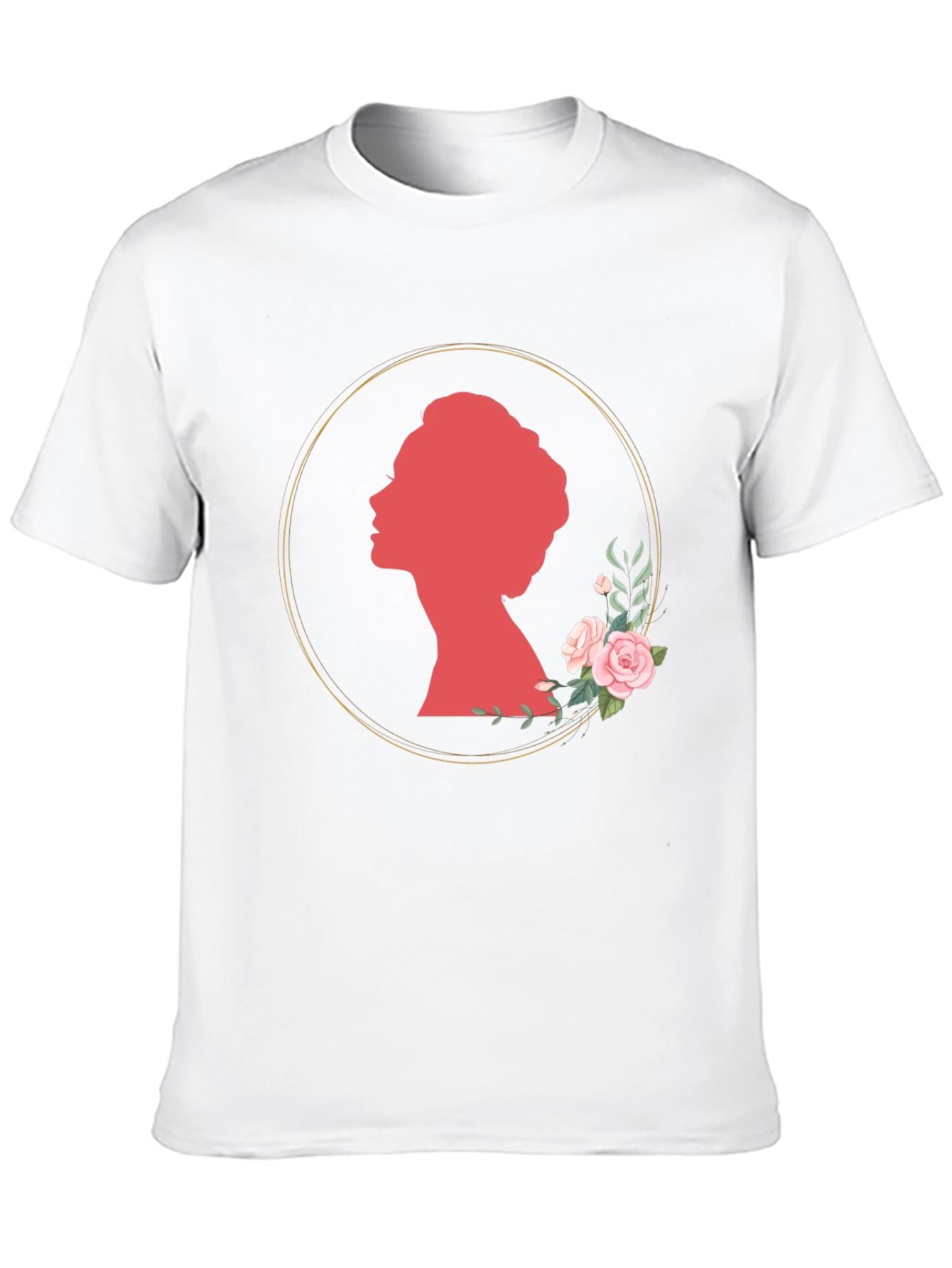 Floral Silhouette Graphic Tee