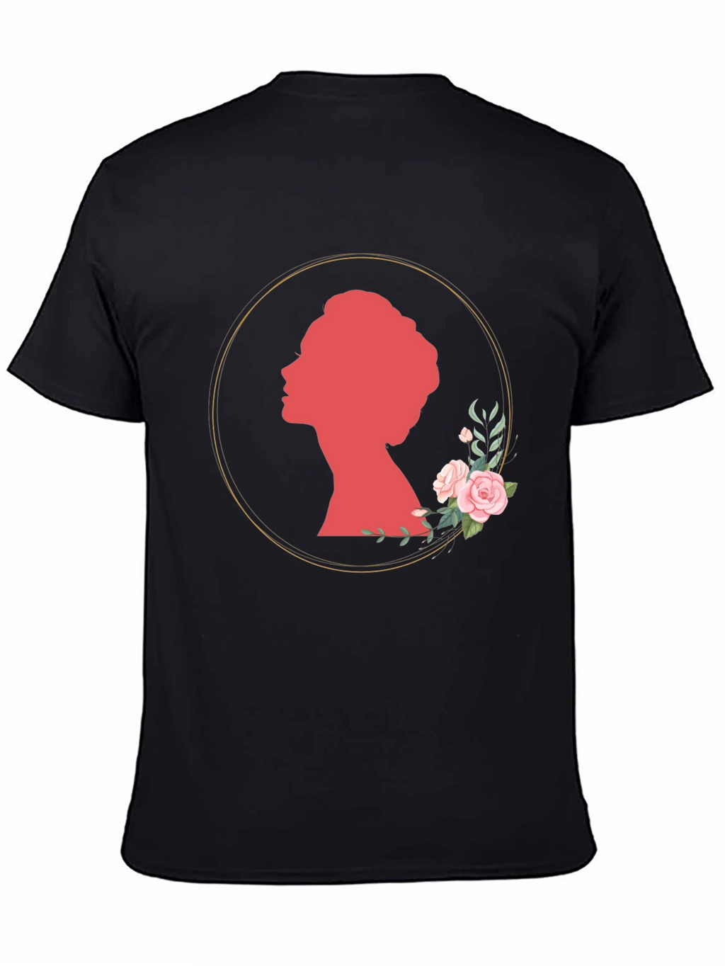 Floral Silhouette Graphic Tee