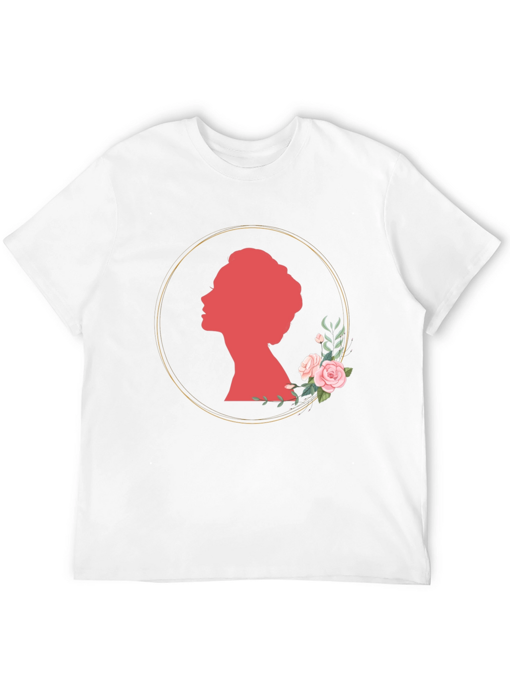 Floral Silhouette Graphic Tee