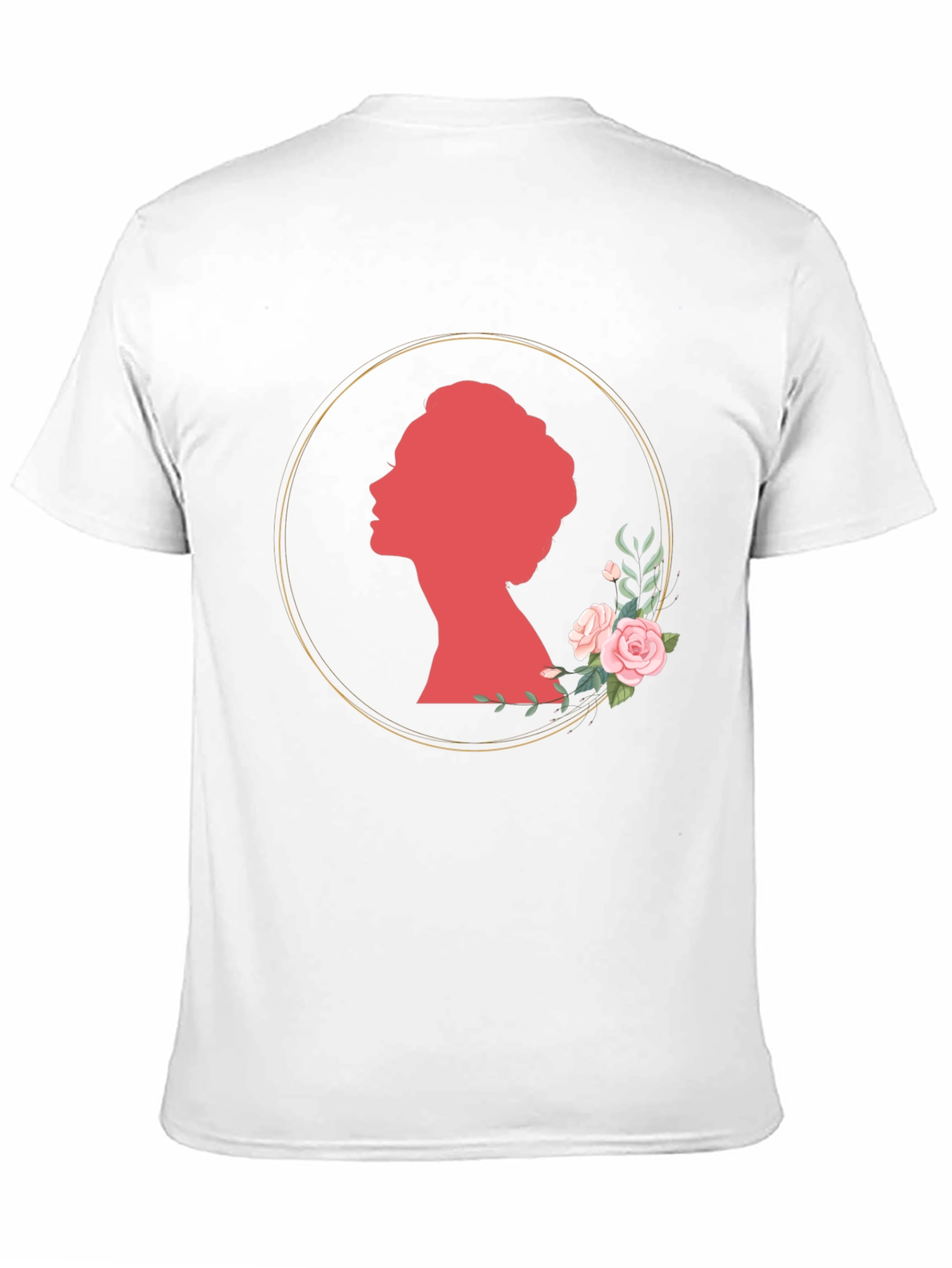 Floral Silhouette Graphic Tee