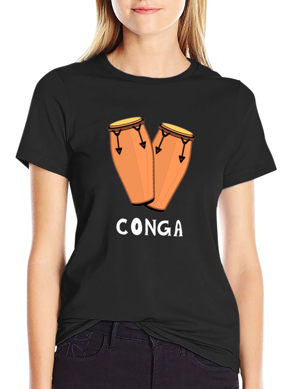 Conga Drum T-Shirt - Music Lover Tee