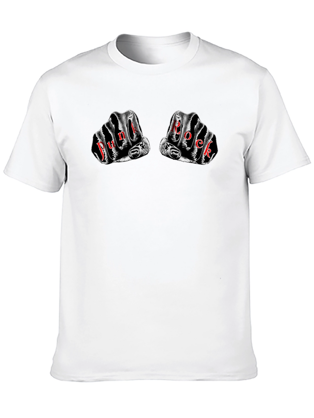 Punk Rock Fist Graphic T-Shirt
