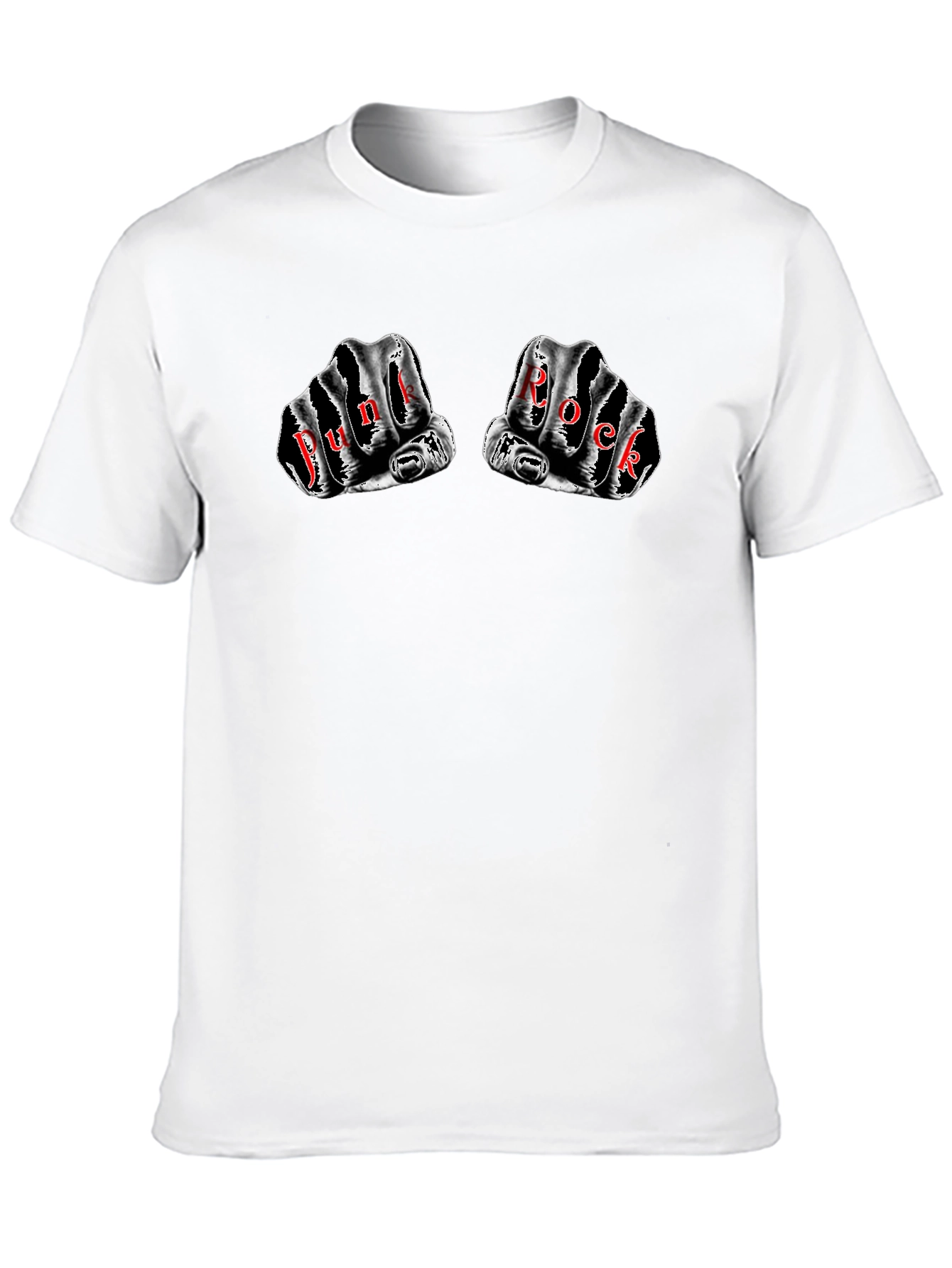 Punk Rock Fist Graphic T-Shirt