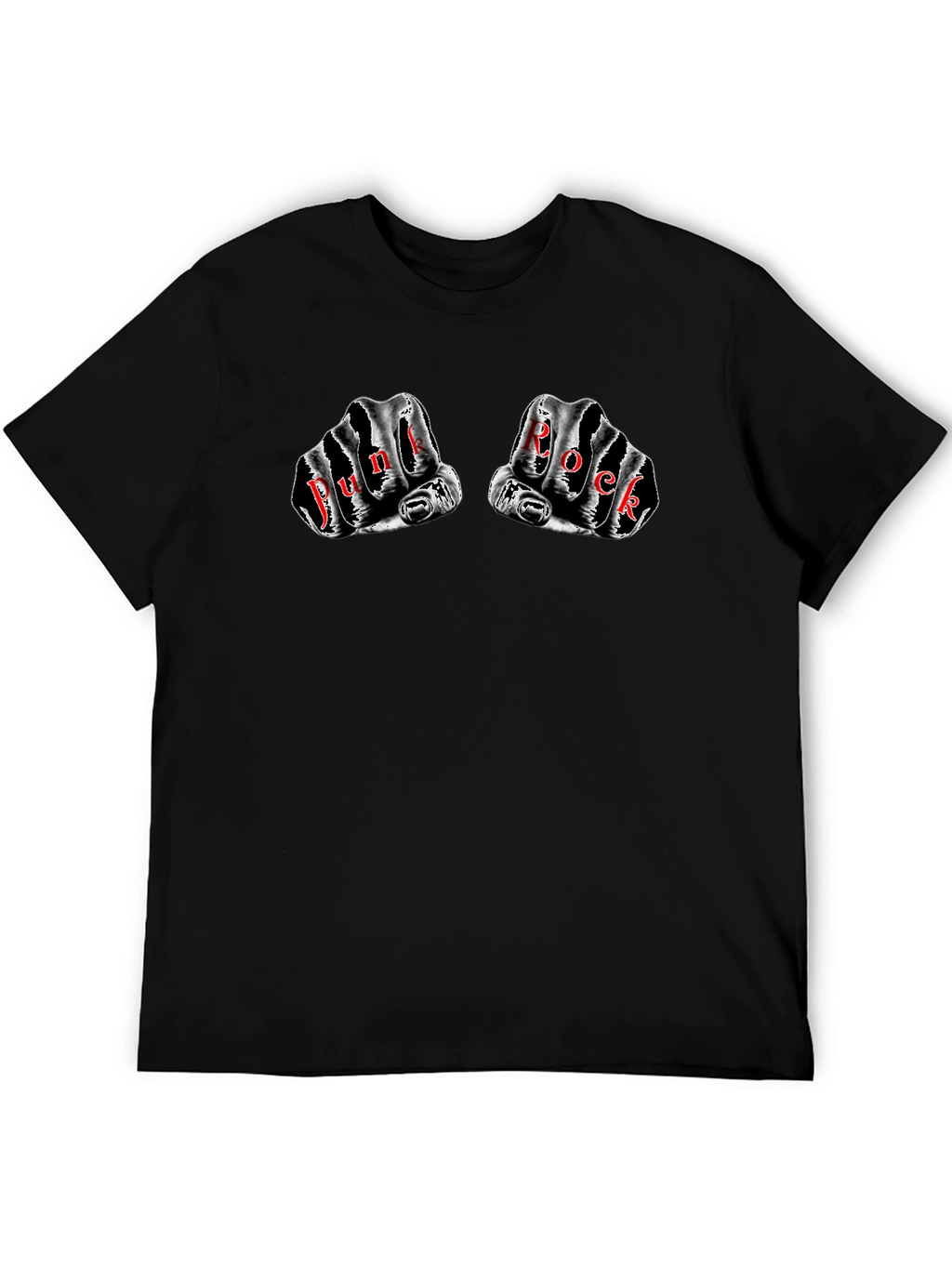 Punk Rock Fist Graphic T-Shirt