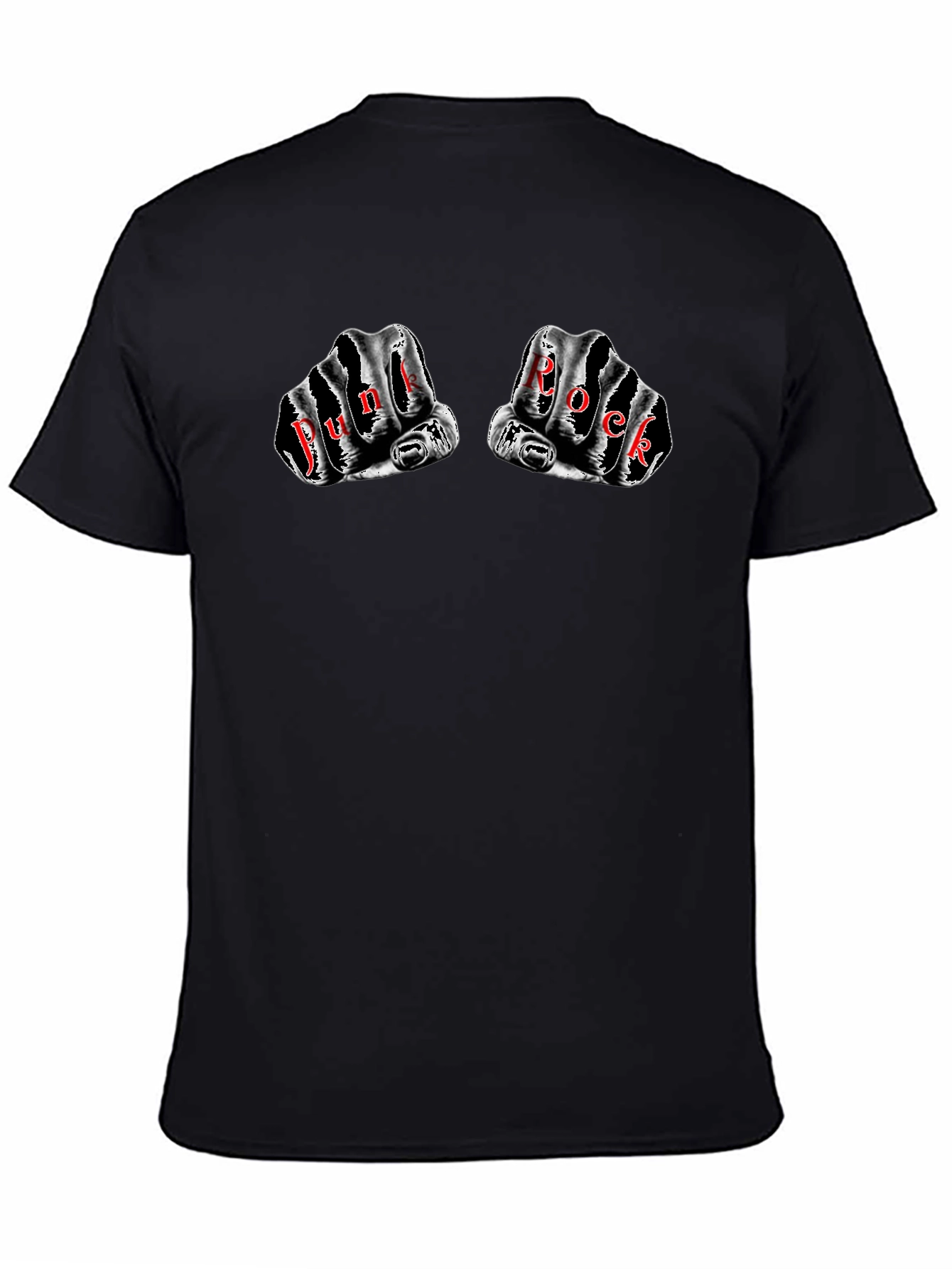Punk Rock Fist Graphic T-Shirt