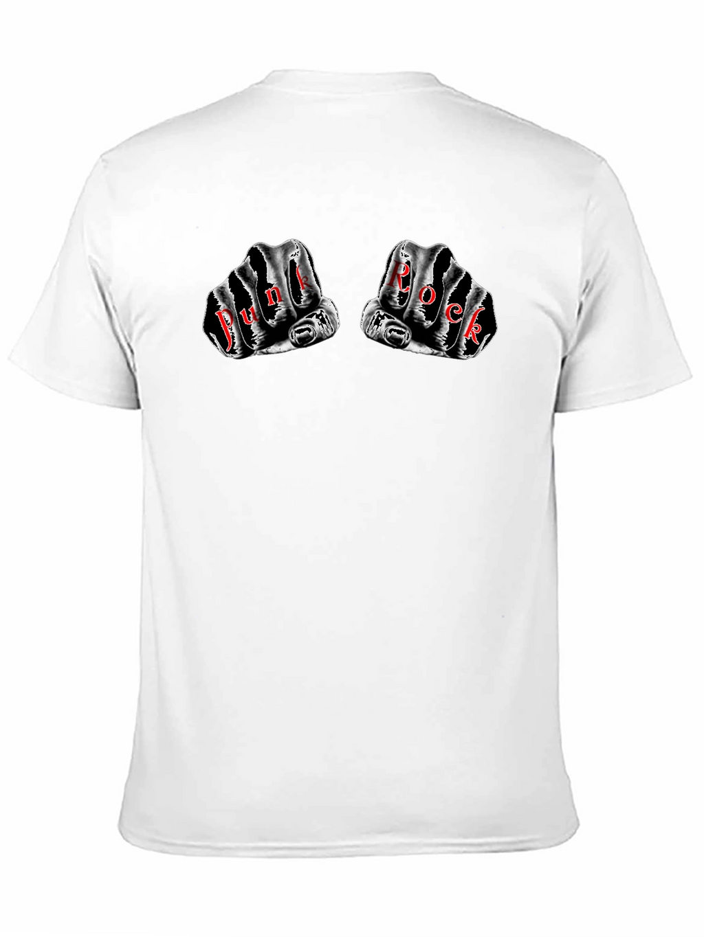 Punk Rock Fist Graphic T-Shirt