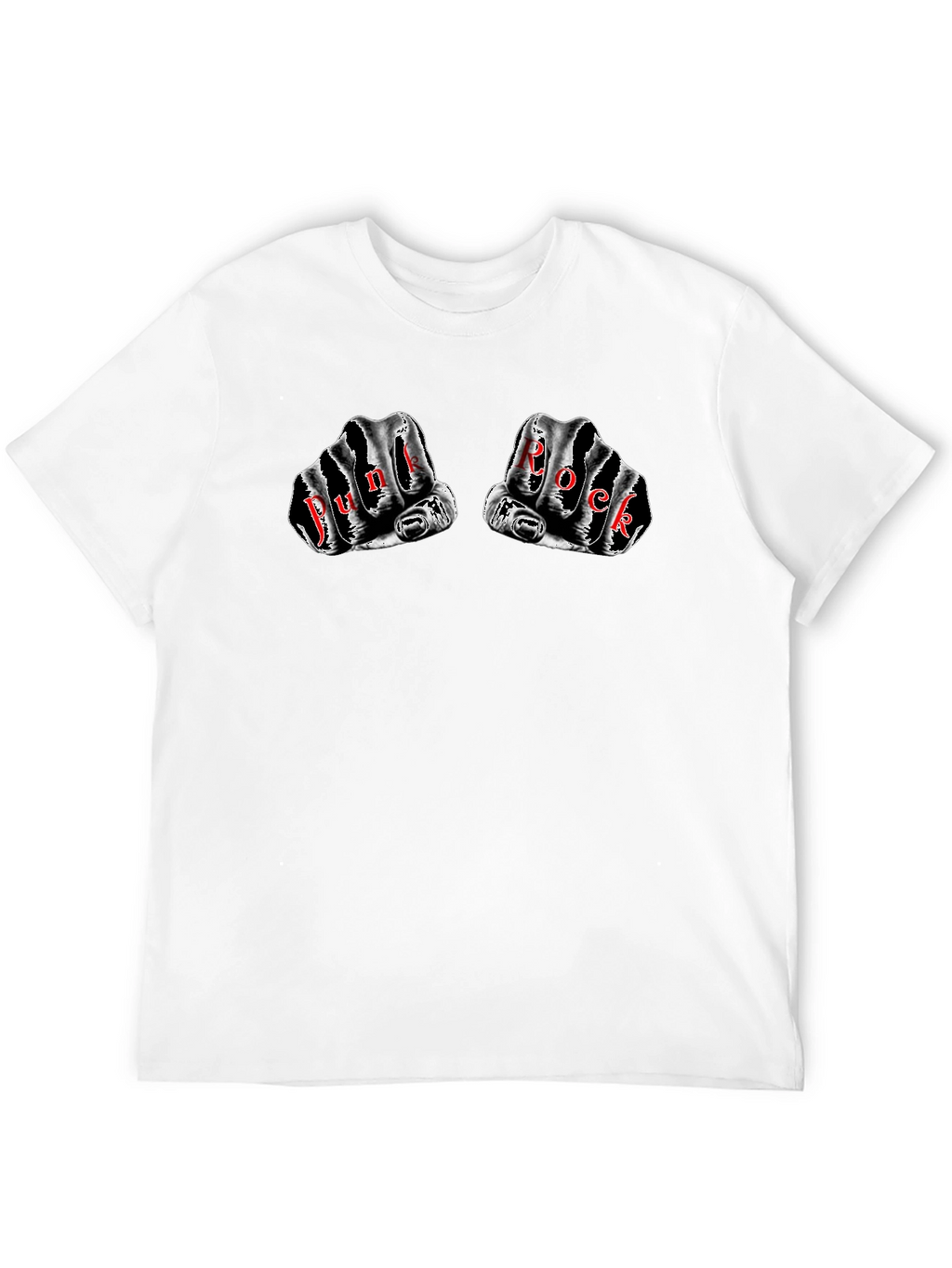 Punk Rock Fist Graphic T-Shirt