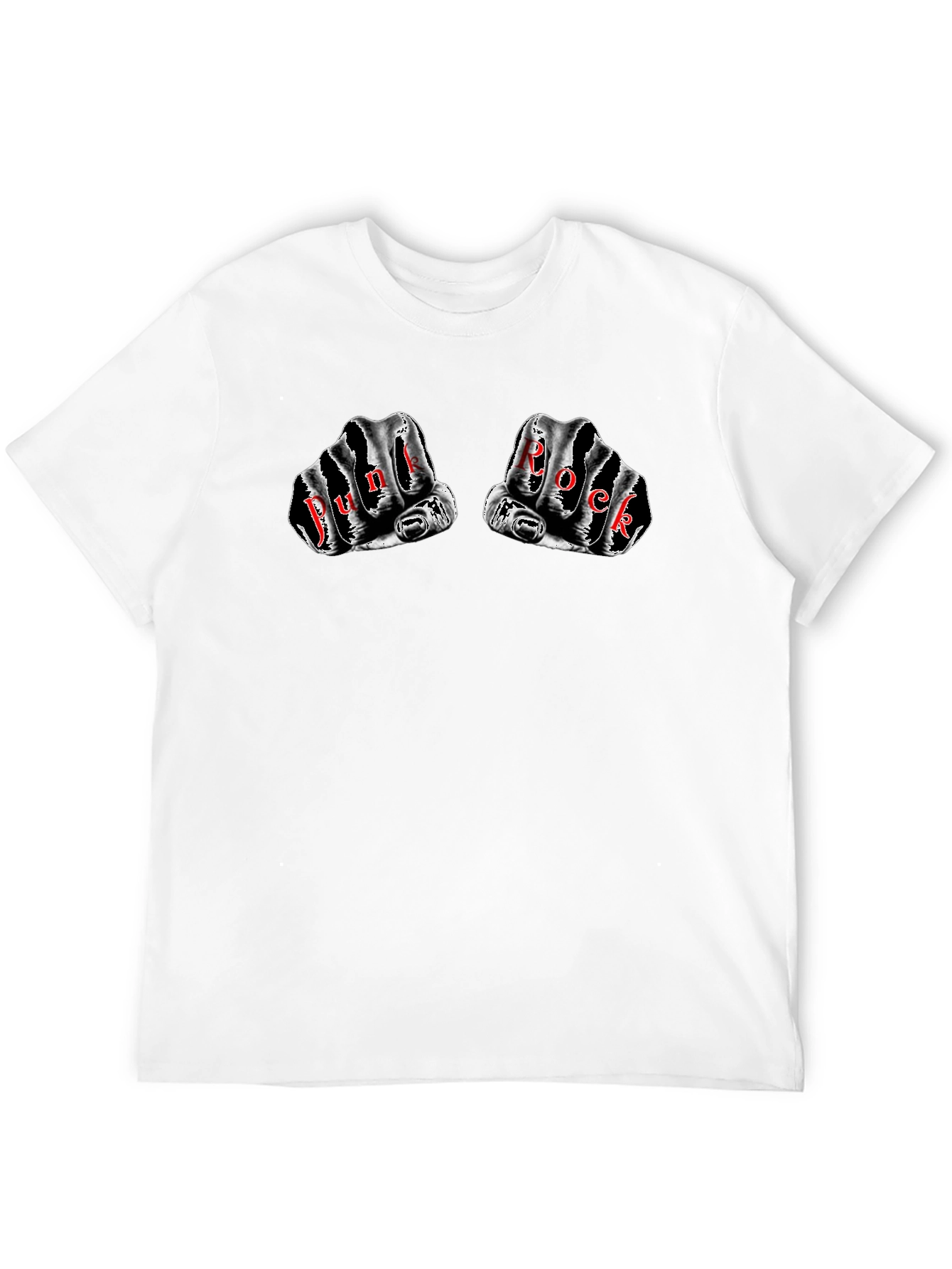 Punk Rock Fist Graphic T-Shirt