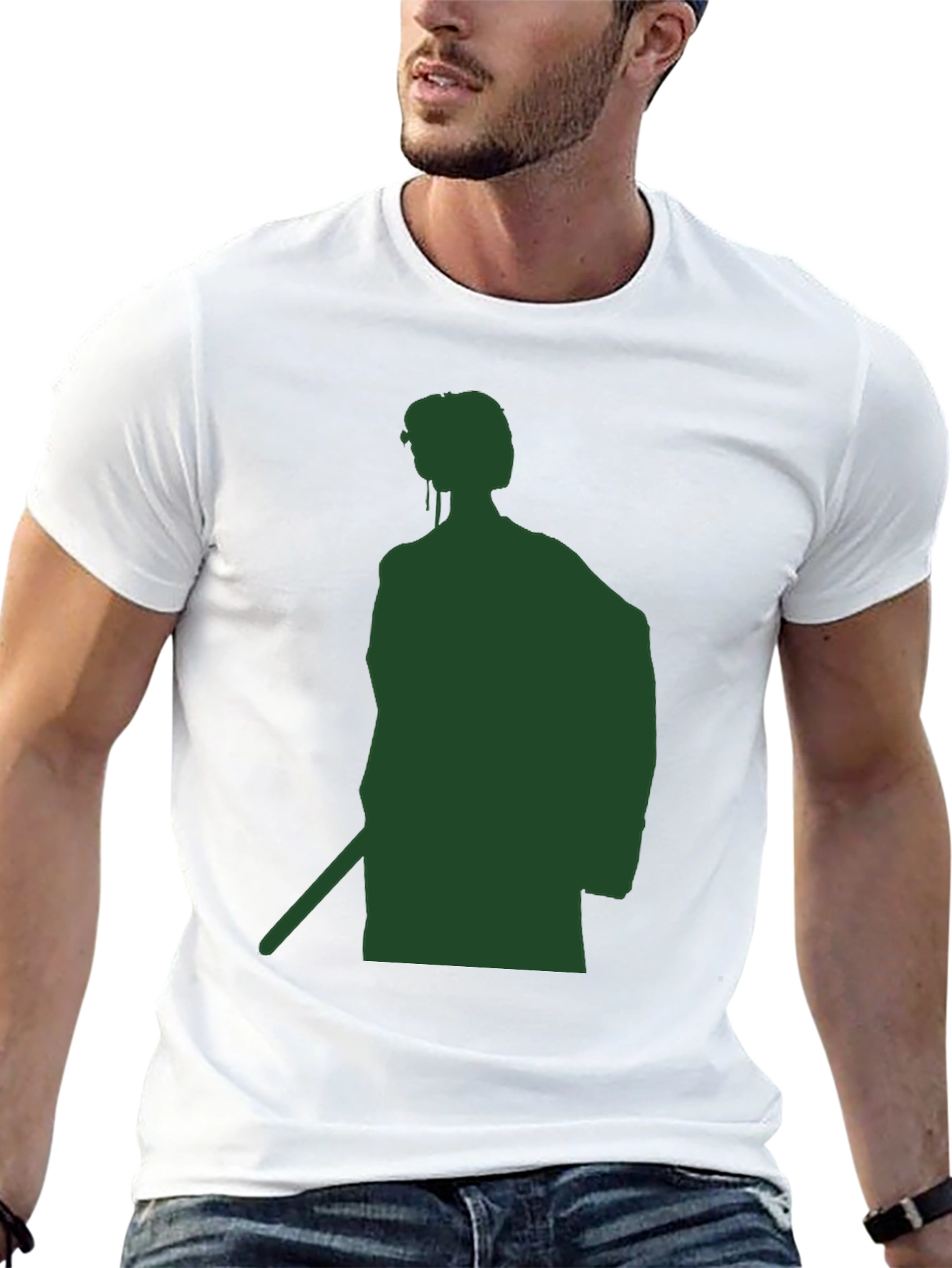 Samurai Silhouette T-Shirt - Modern Warrior Style