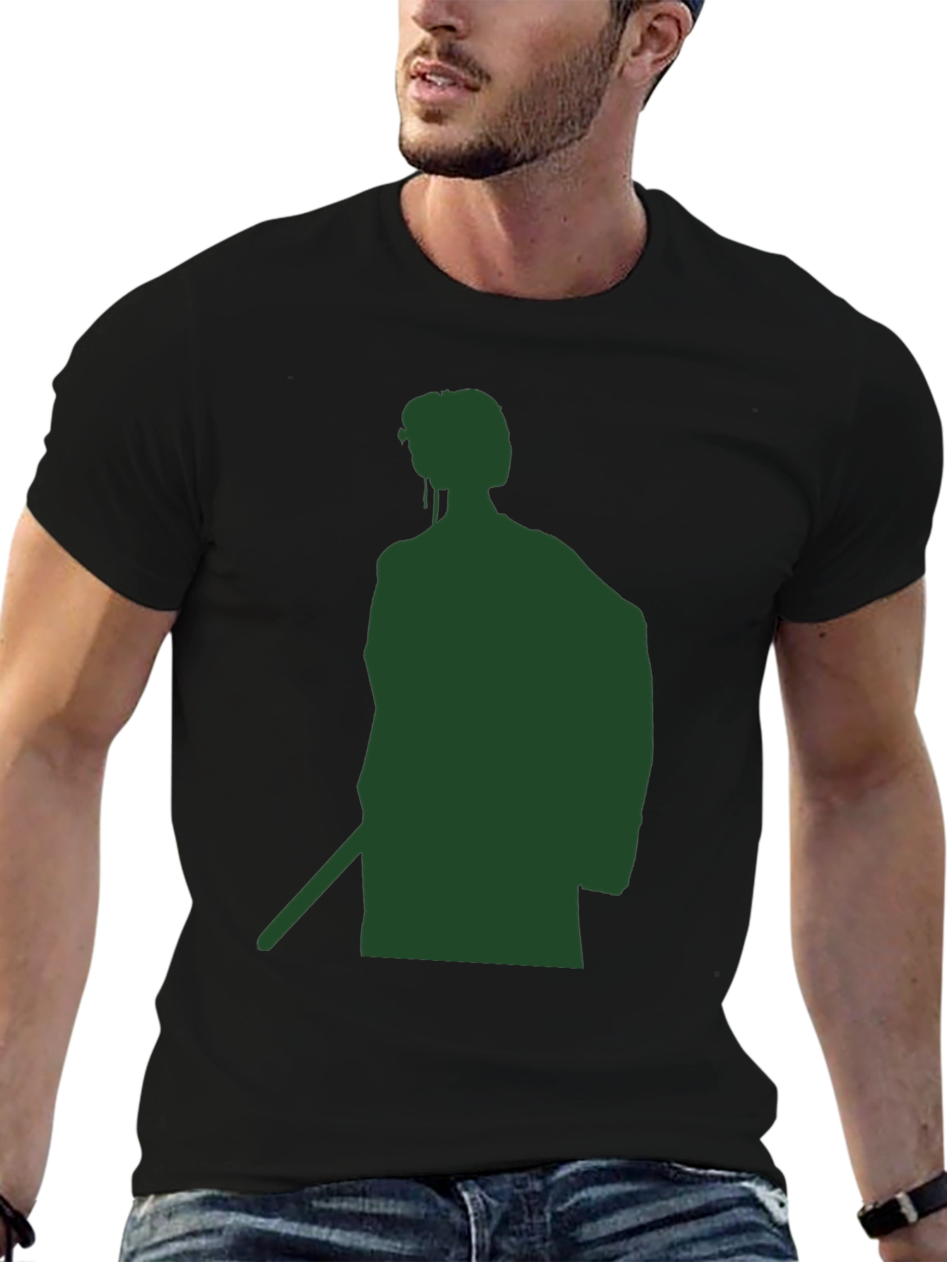 Samurai Silhouette T-Shirt - Modern Warrior Style