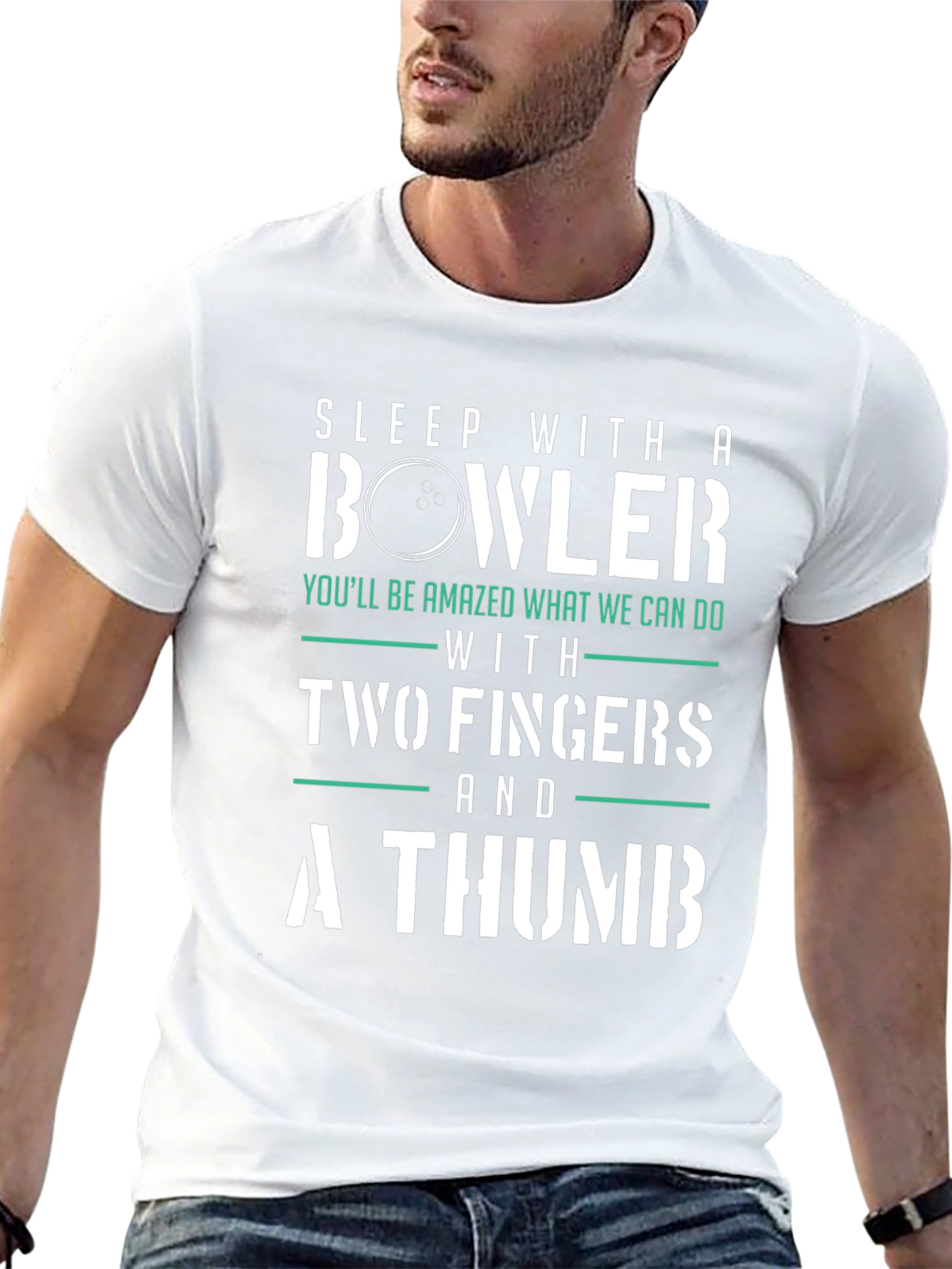 Sleep With a Bowler Funny T-Shirt