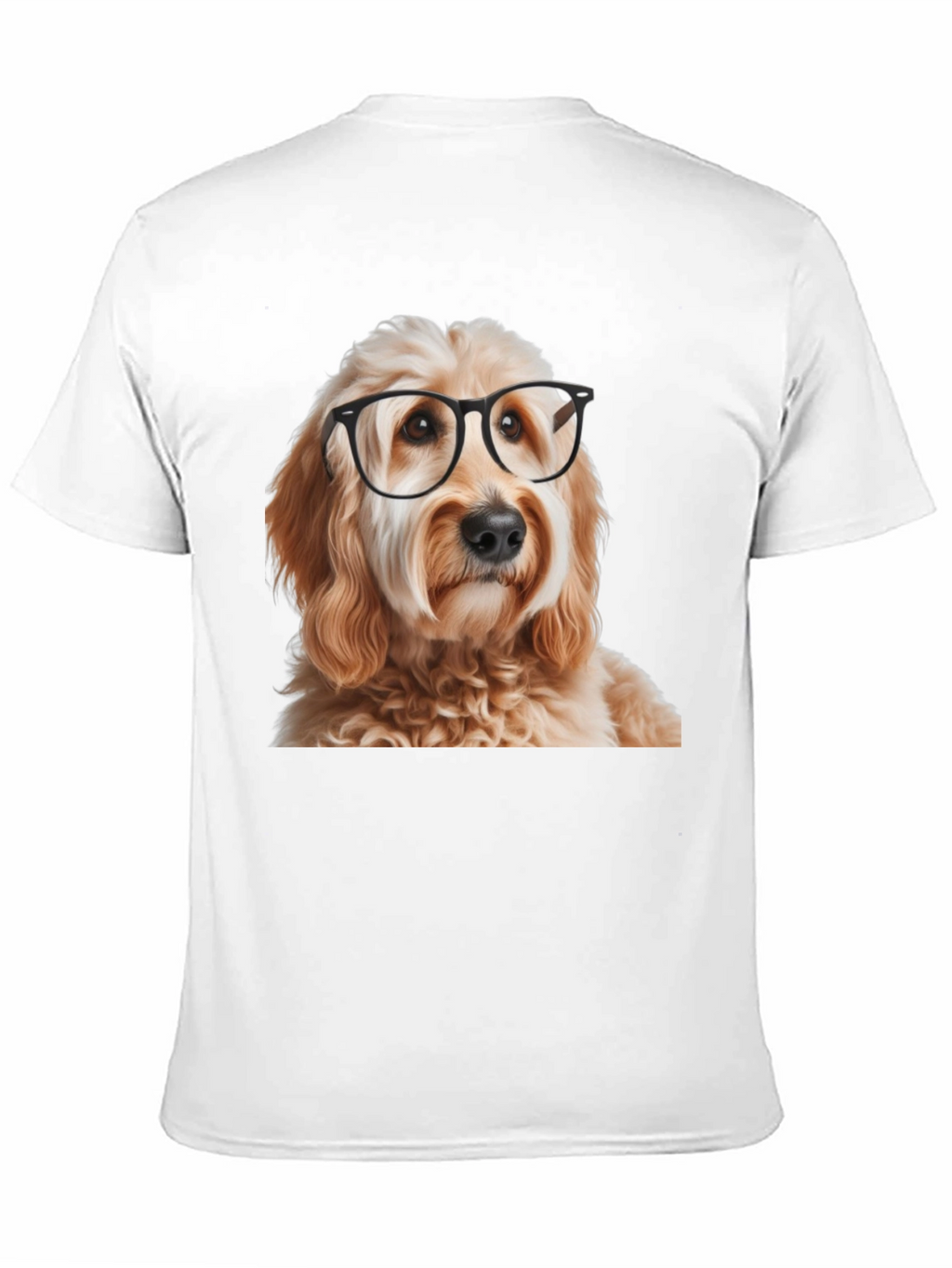 Dog with Glasses Graphic T-Shirt