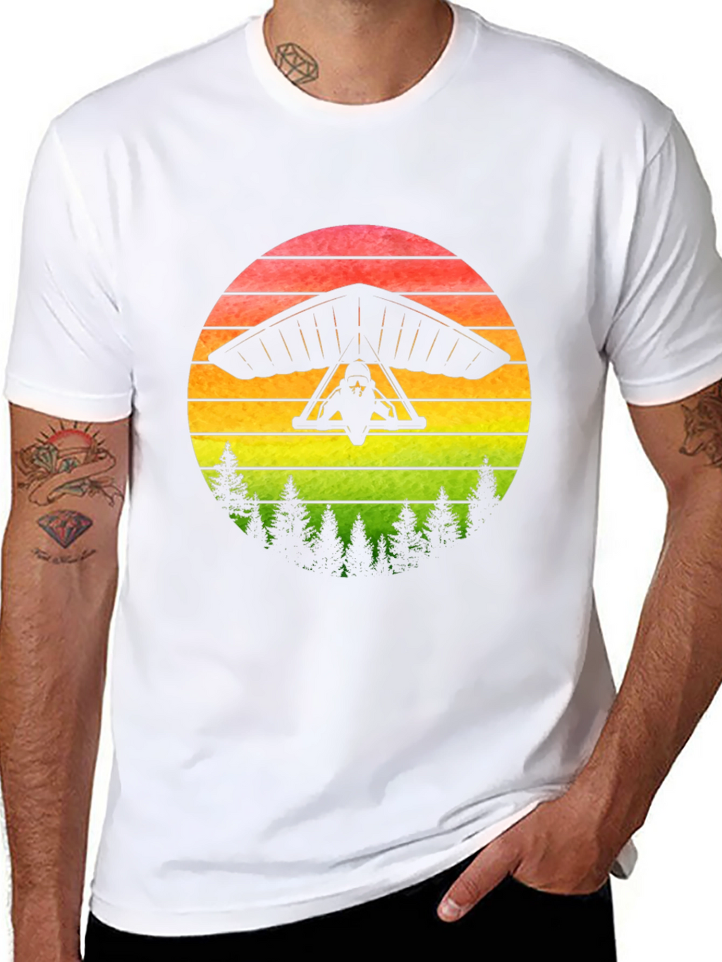 Hang Gliding Sunset T-Shirt