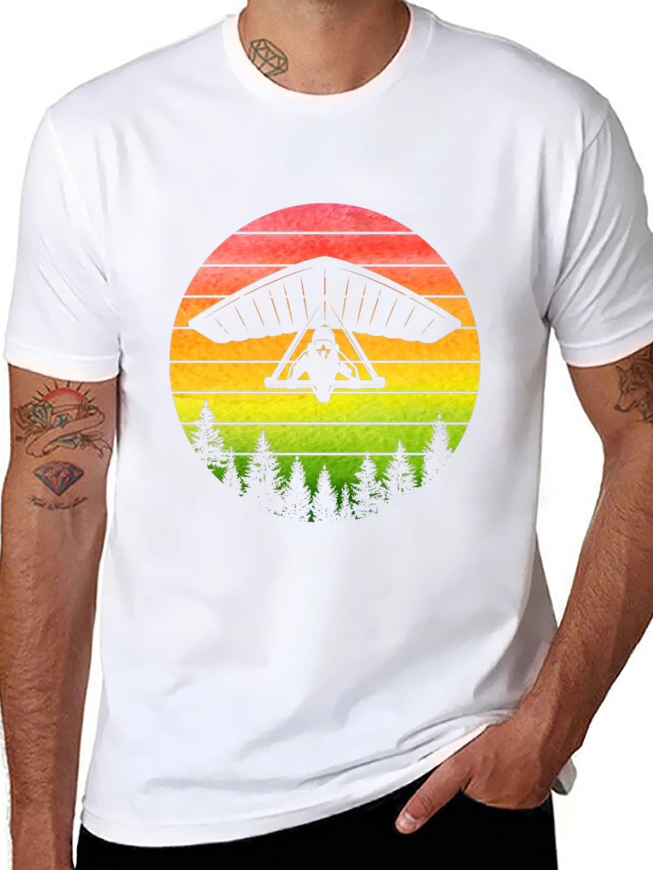 Hang Gliding Sunset T-Shirt