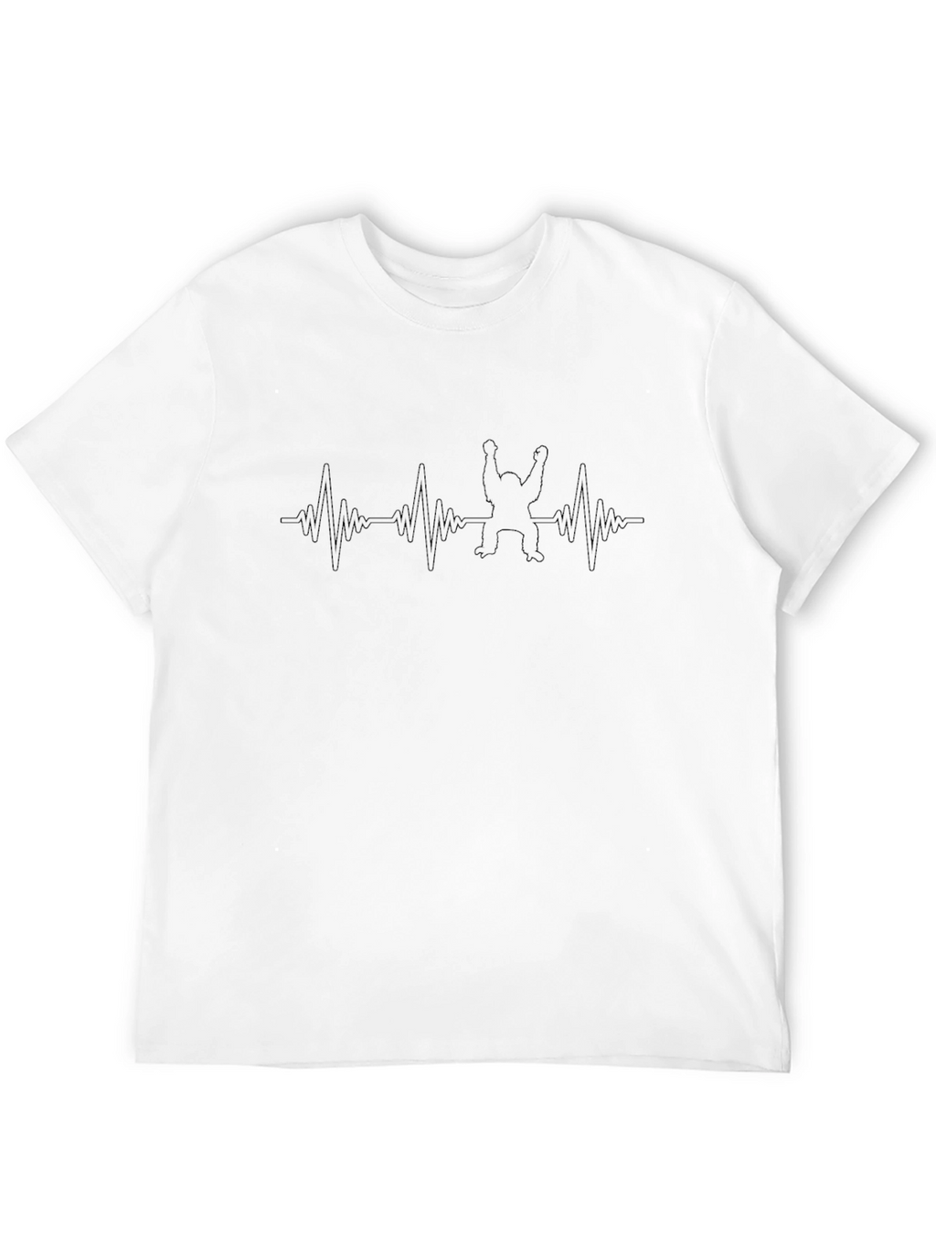 Black Heartbeat Climber T-Shirt