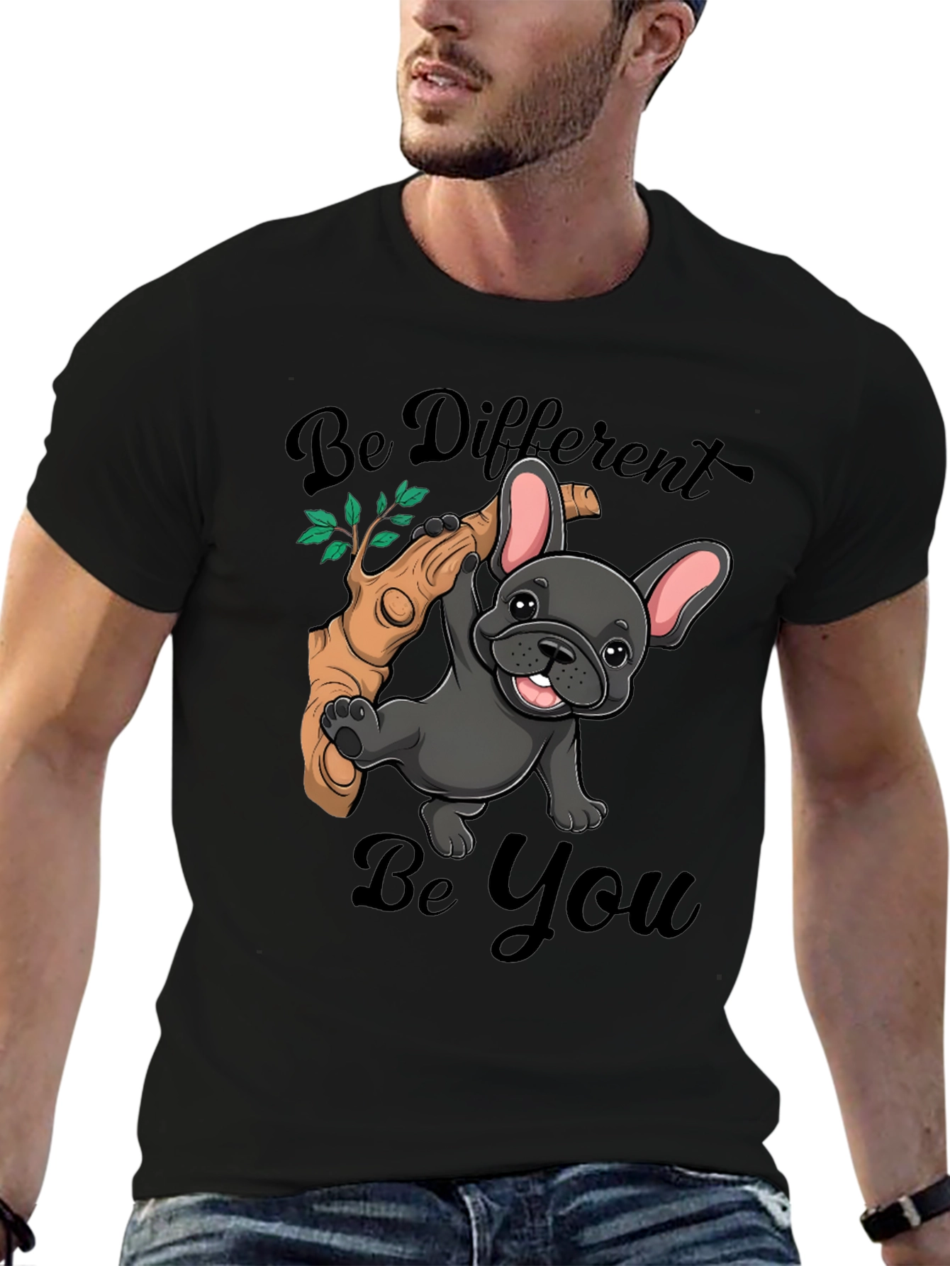 Be Different Be You Bulldog T-Shirt