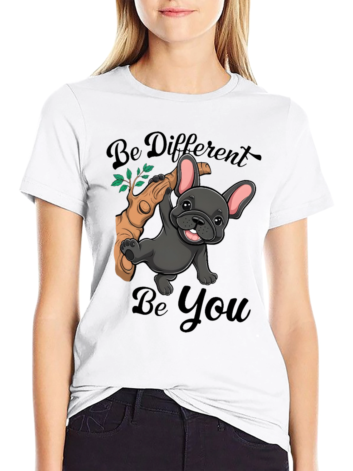 Be Different Be You Bulldog T-Shirt