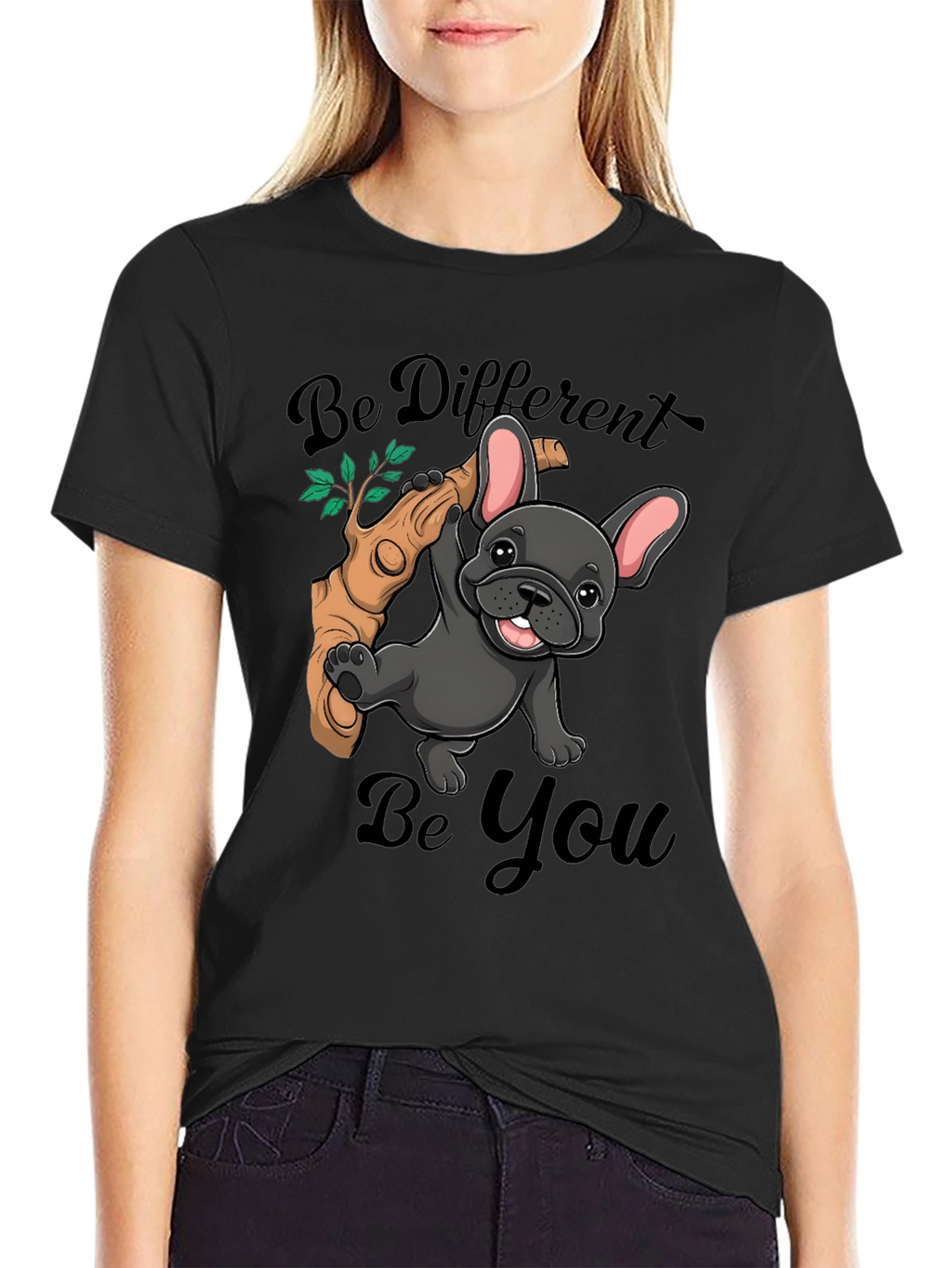 Be Different Be You Bulldog T-Shirt