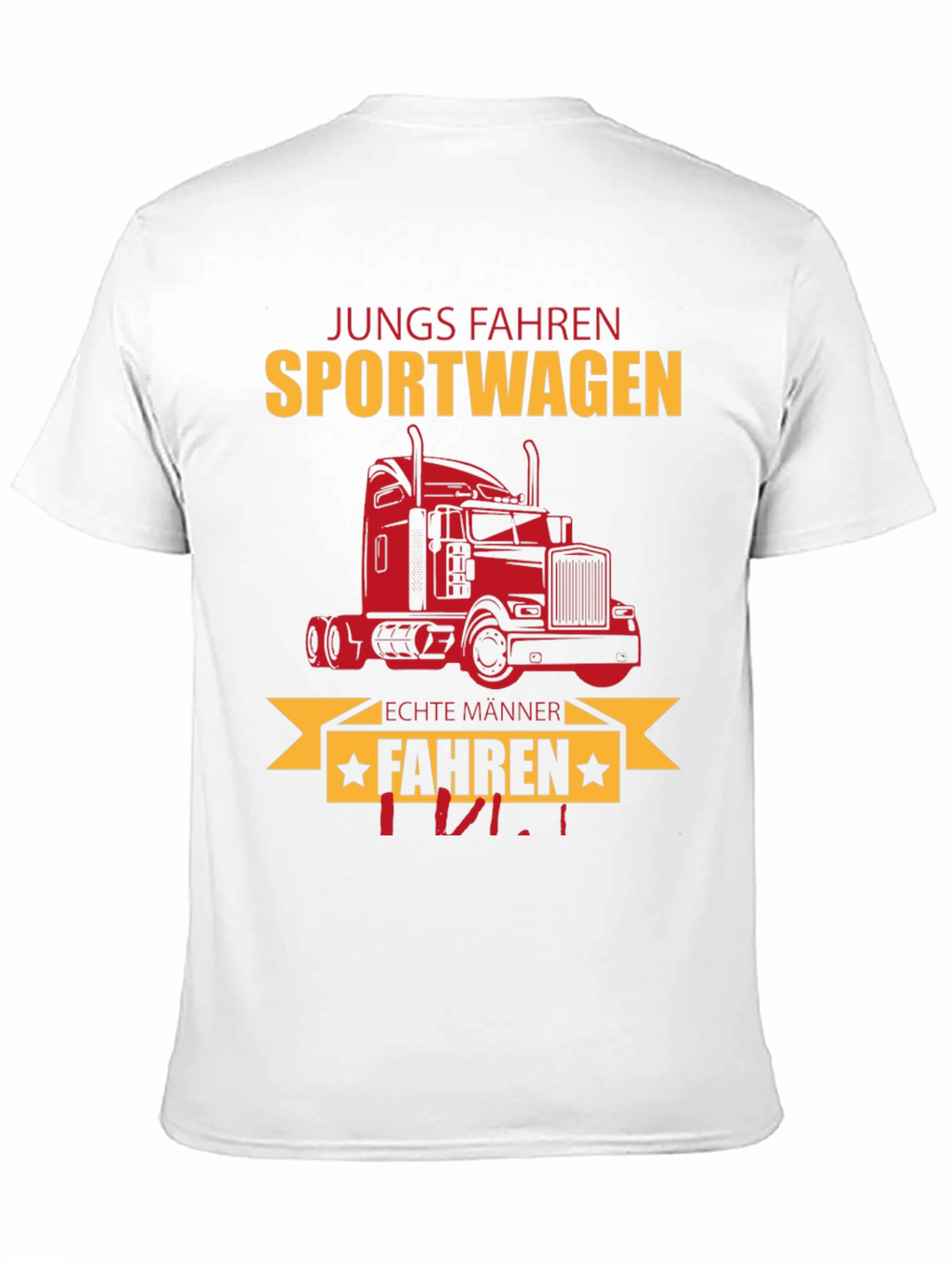 Trucker T-Shirt - Jungs Fahren Sportwagen Funny Tee