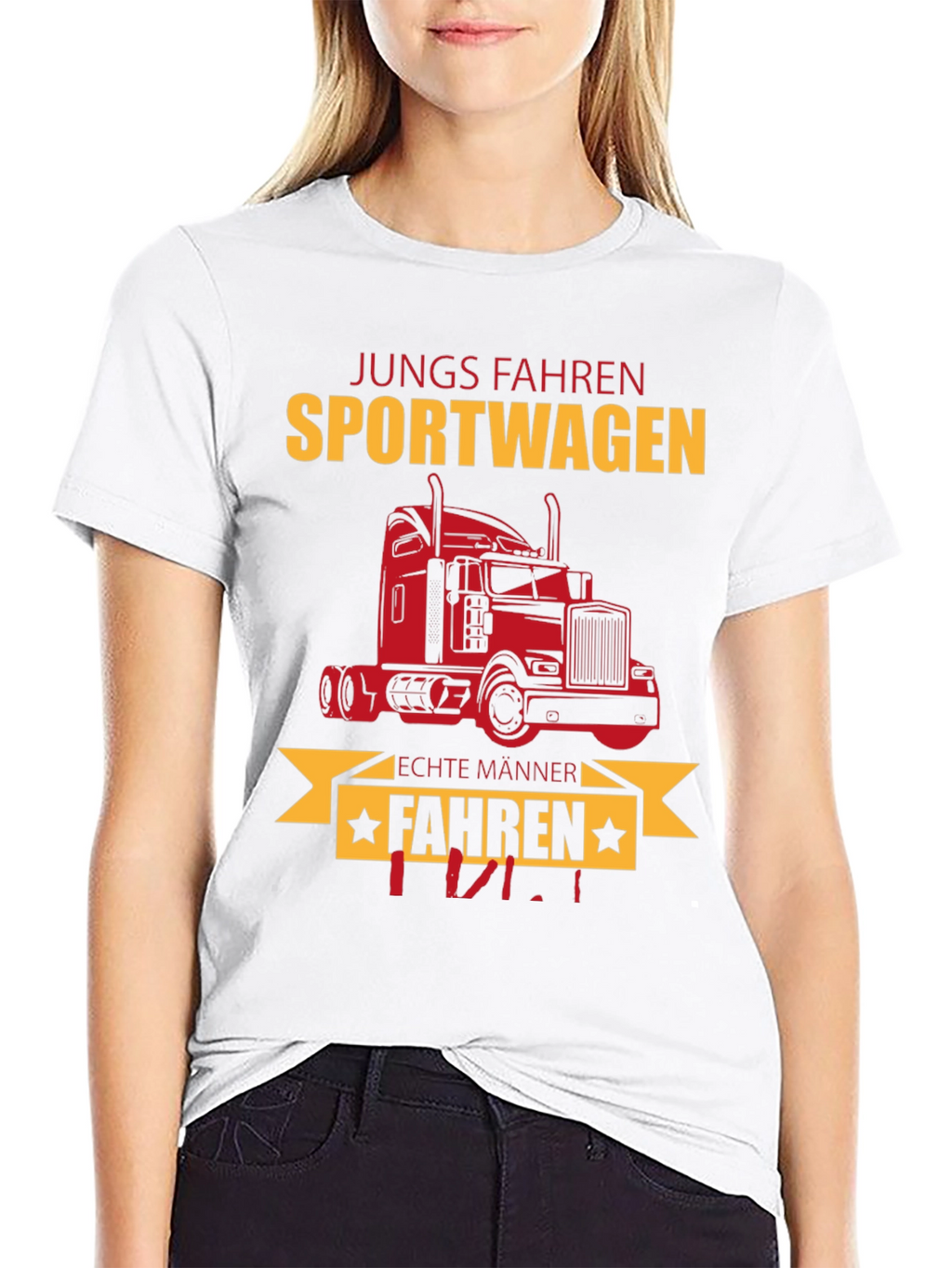 Trucker T-Shirt - Jungs Fahren Sportwagen Funny Tee