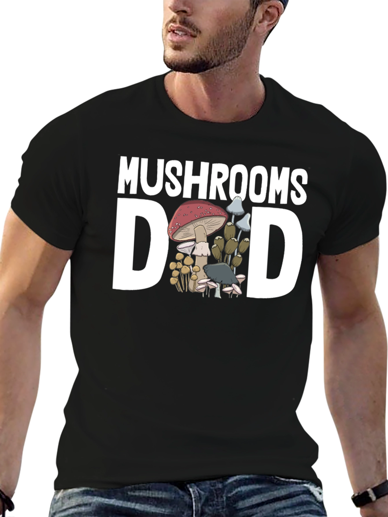 Mushrooms Dad T-Shirt - Fungi Lover Tee