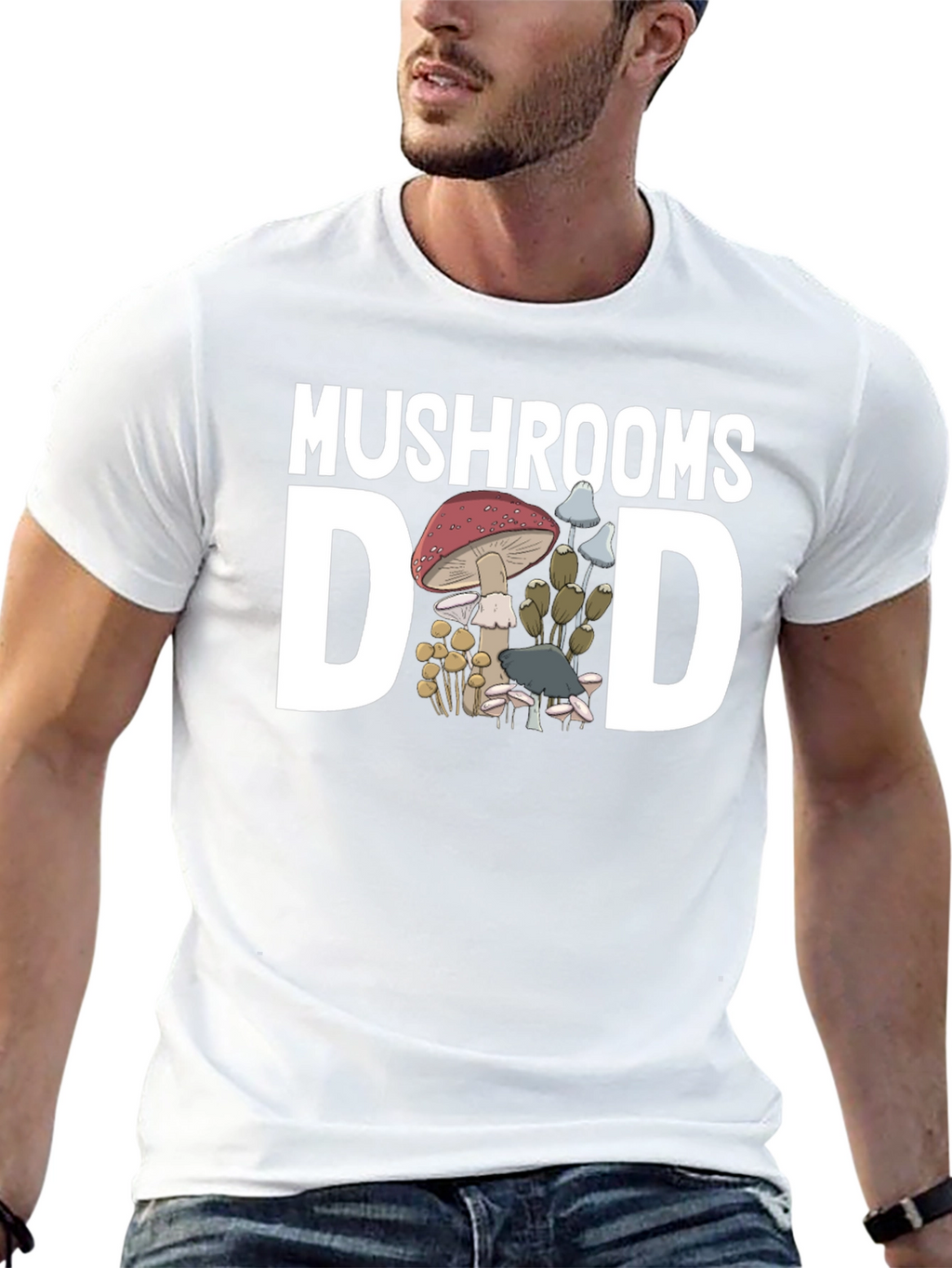 Mushrooms Dad T-Shirt - Fungi Lover Tee
