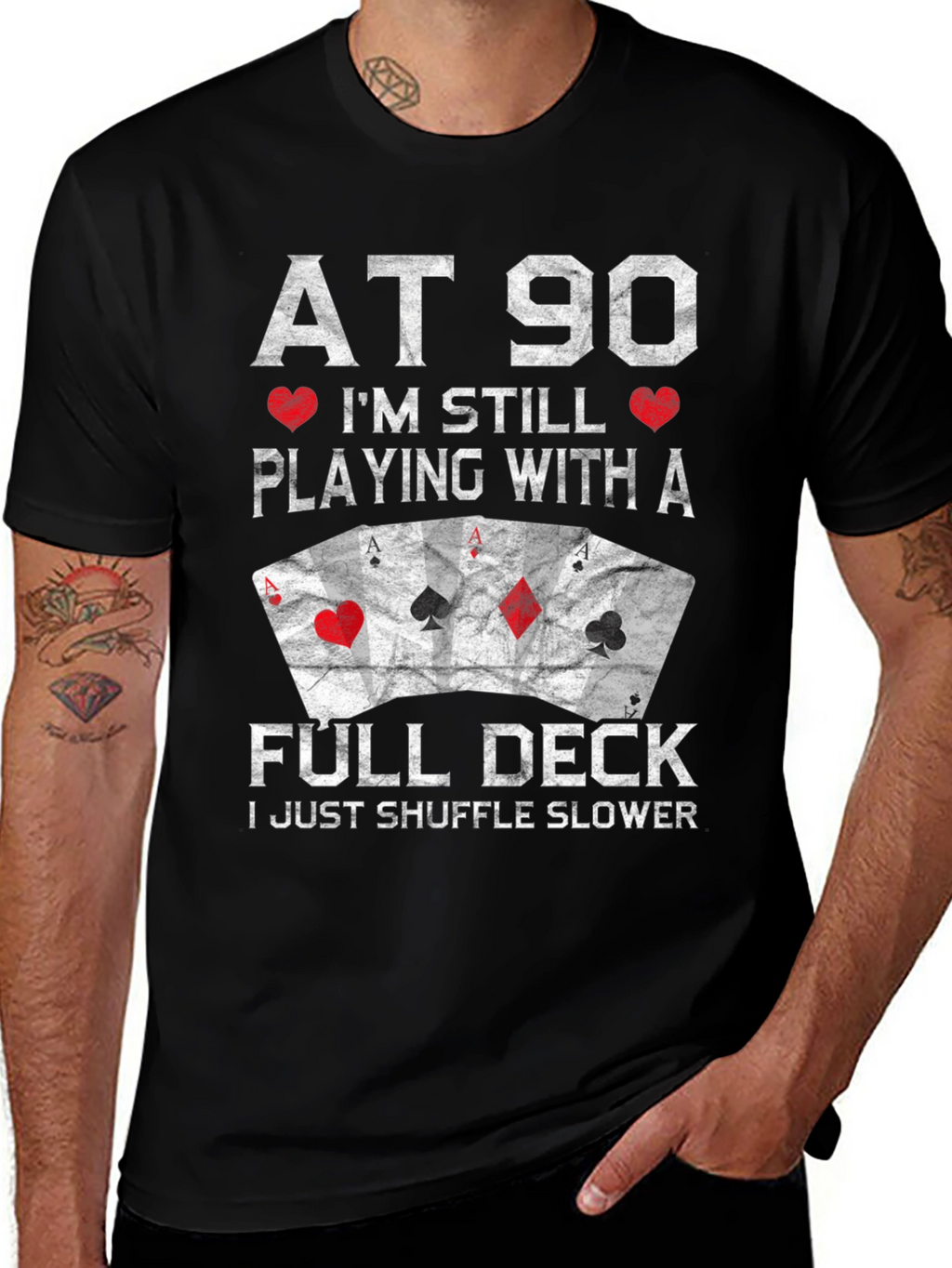 90 Years Full Deck T-Shirt