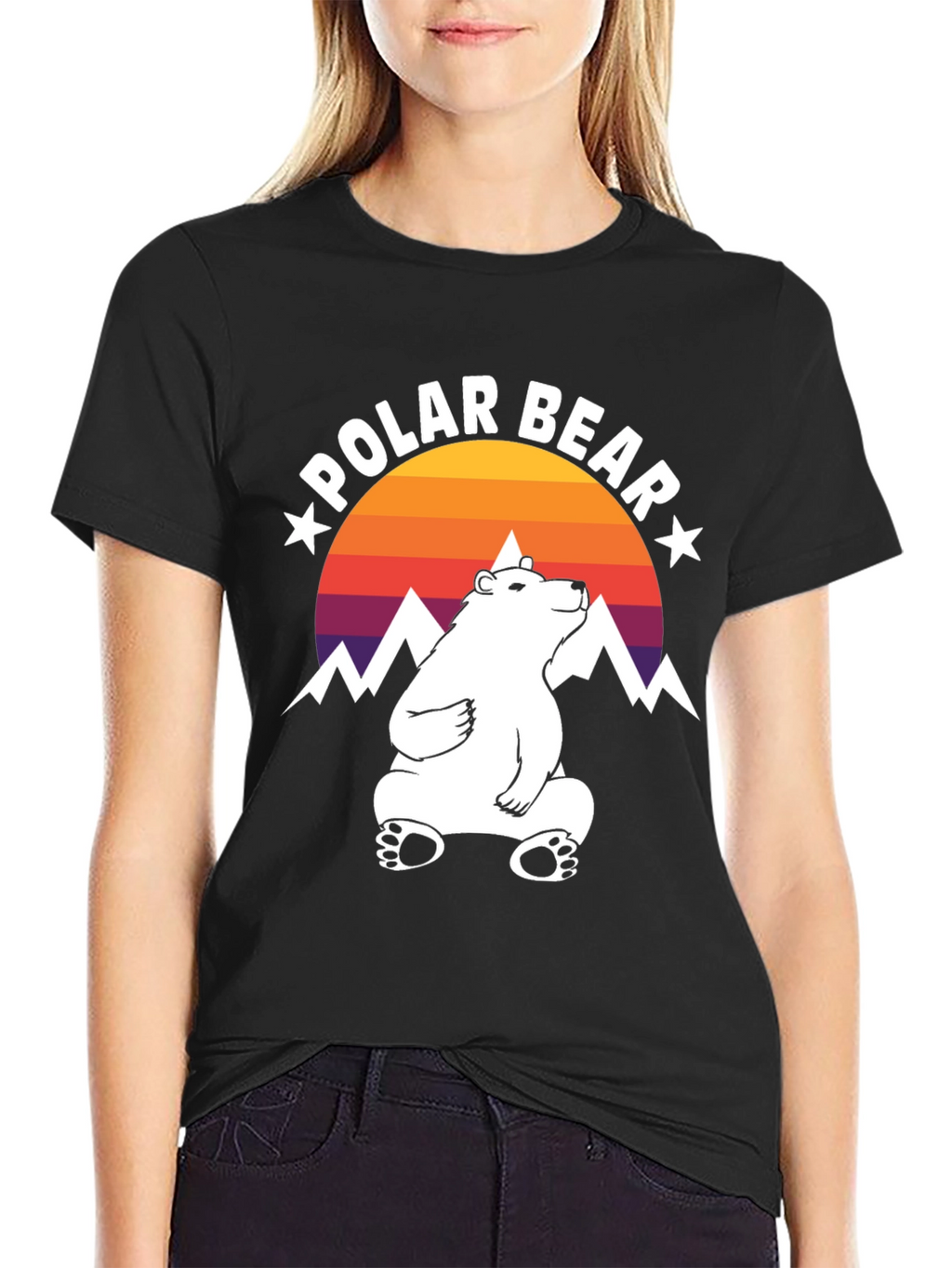 Cool Polar Bear Graphic Tee