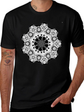 Mandala Graphic Black T-Shirt