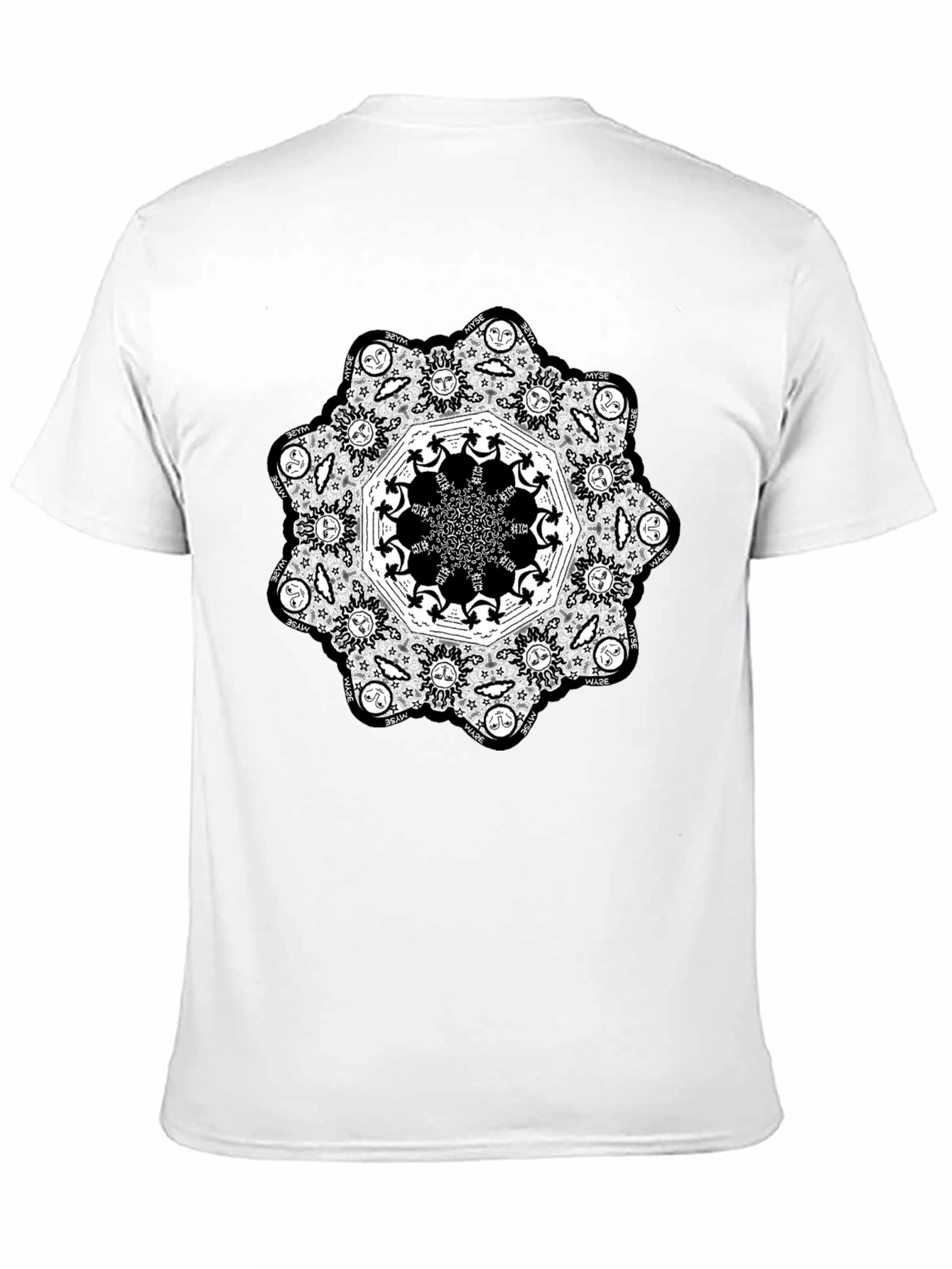 Mandala Graphic Black T-Shirt