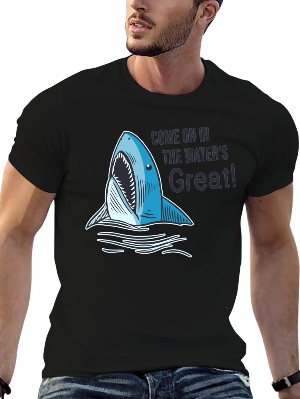 Shark Attack T-Shirt - The Waters Great!