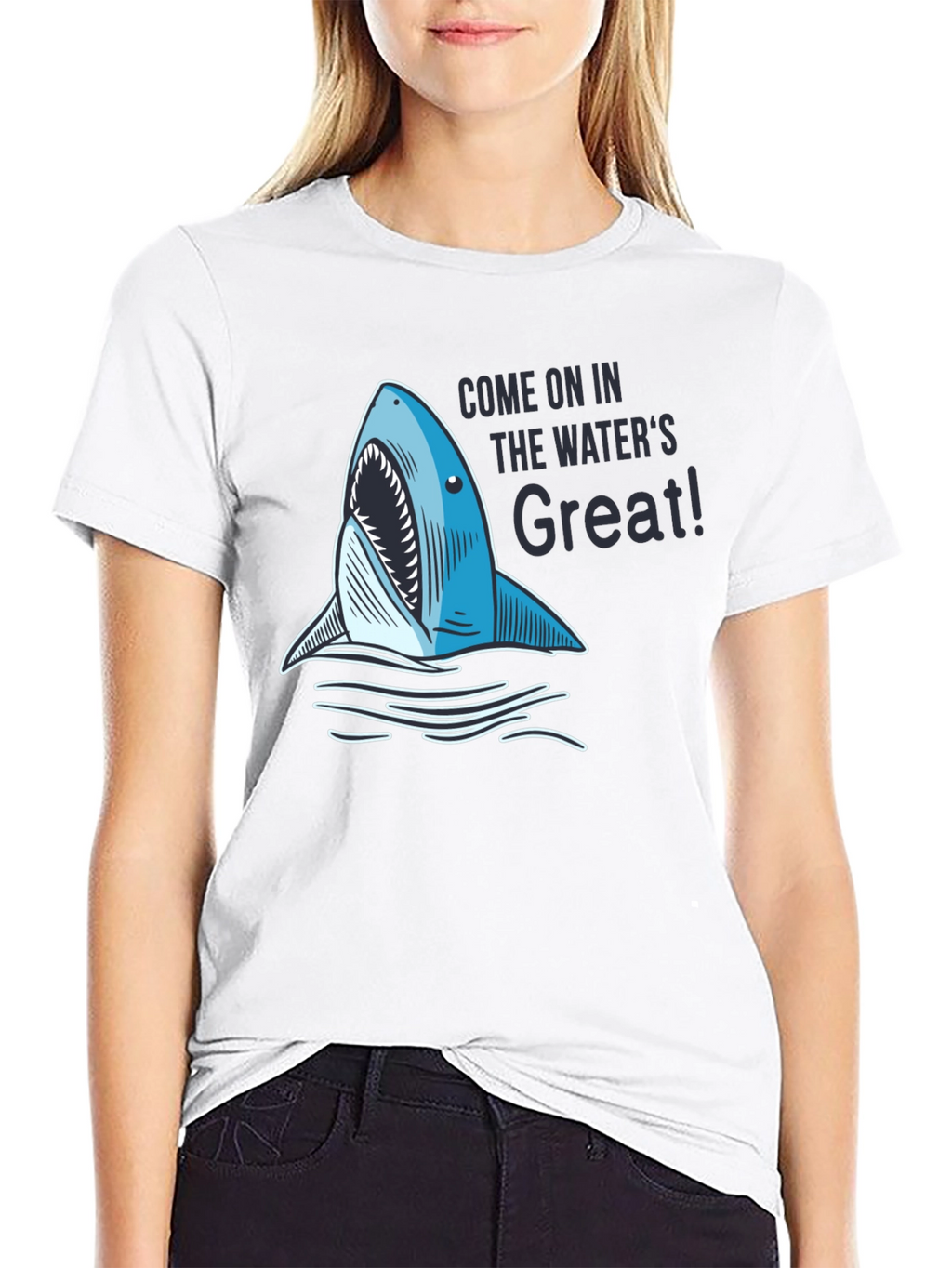 Shark Attack T-Shirt - The Waters Great!