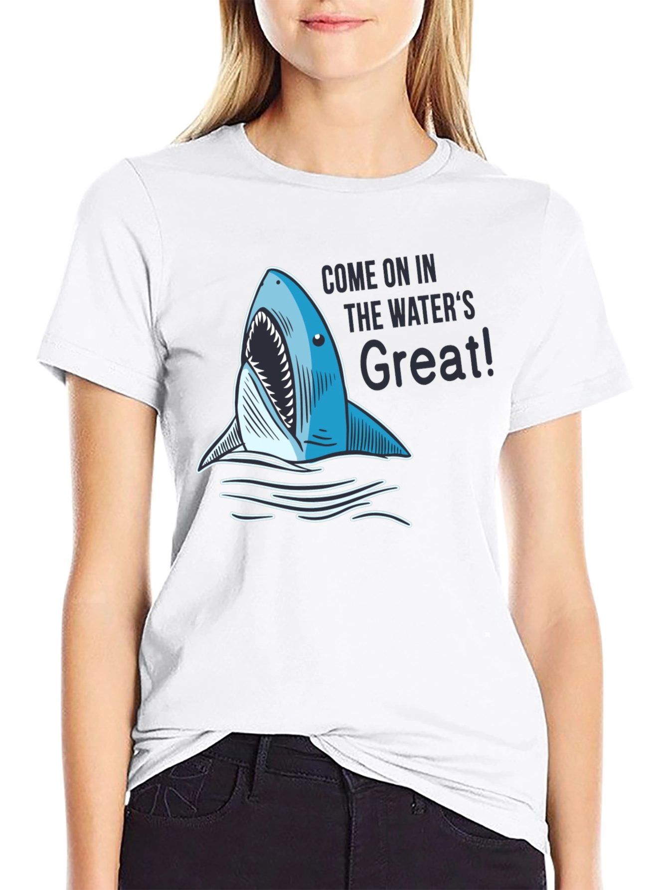 Shark Attack T-Shirt - The Waters Great!