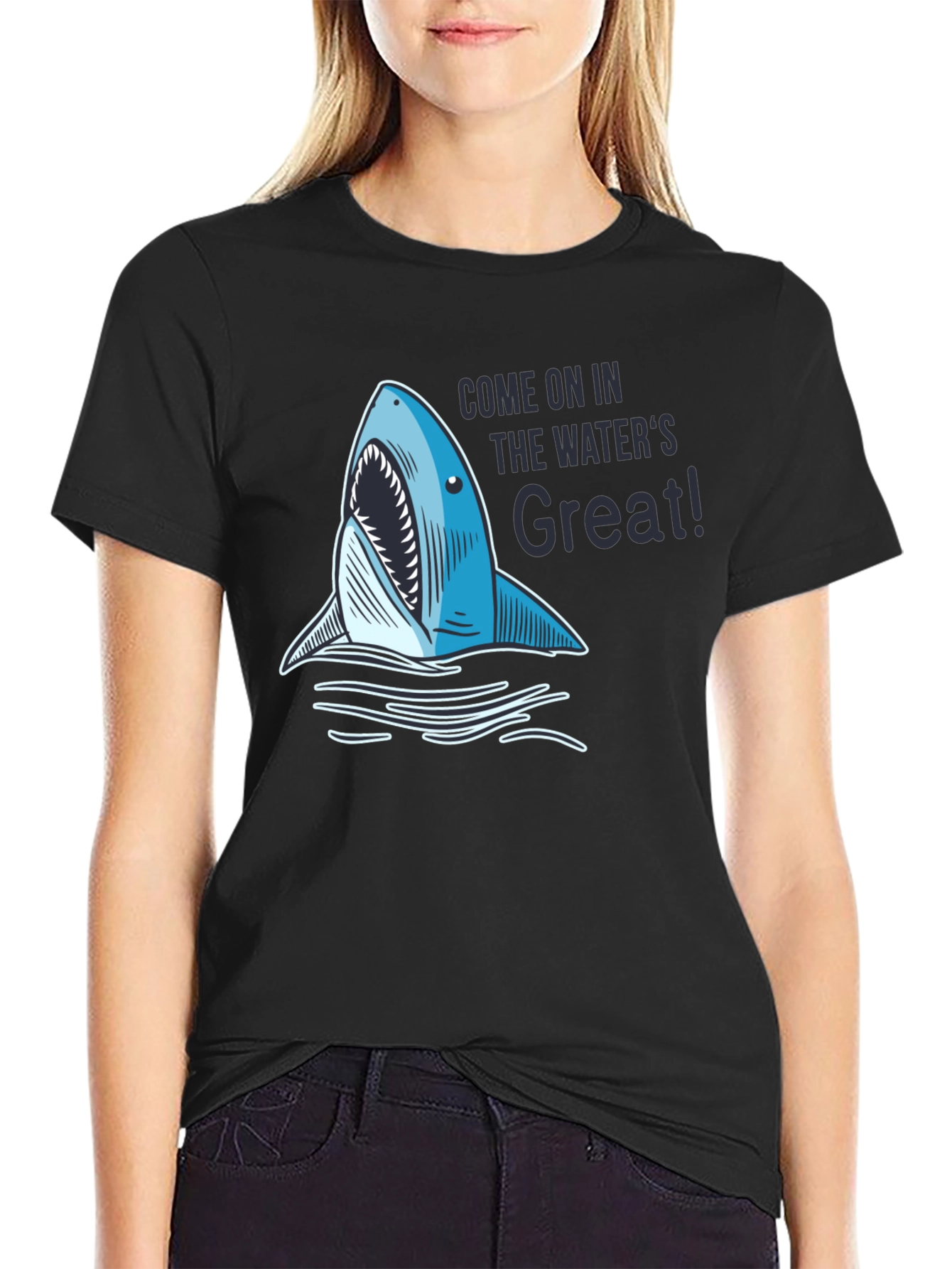 Shark Attack T-Shirt - The Waters Great!