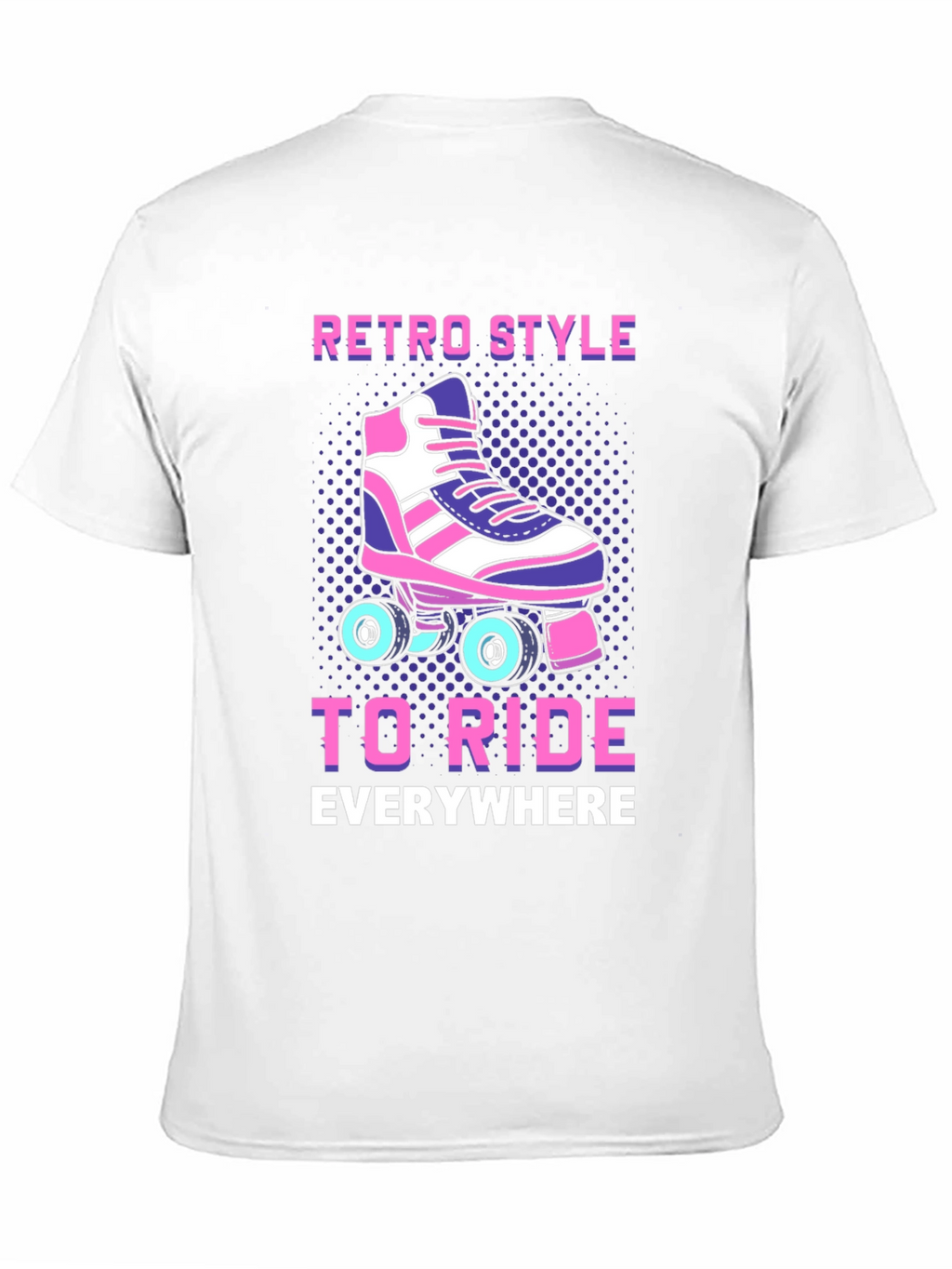 Retro Style Roller Skate Ride T-Shirt