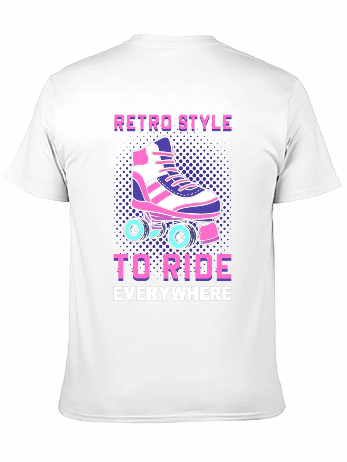 Retro Style Roller Skate Ride T-Shirt