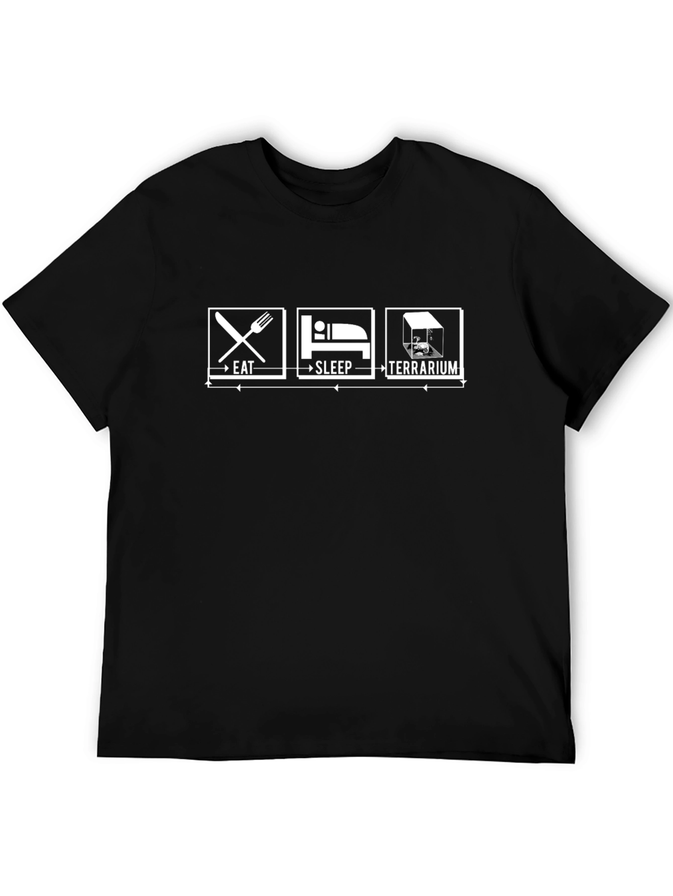 Eat Sleep Terrarium Funny Hobby T-Shirt