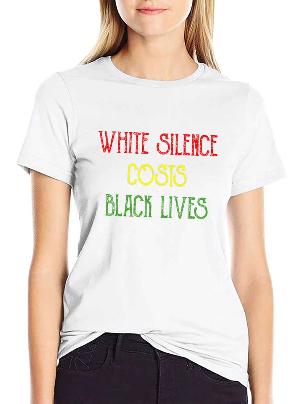 White Silence Costs Black Lives T-Shirt