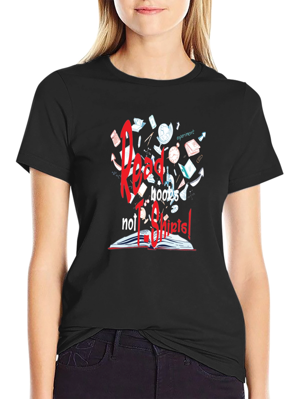 Read Books Not T-Shirts Graphic Tee