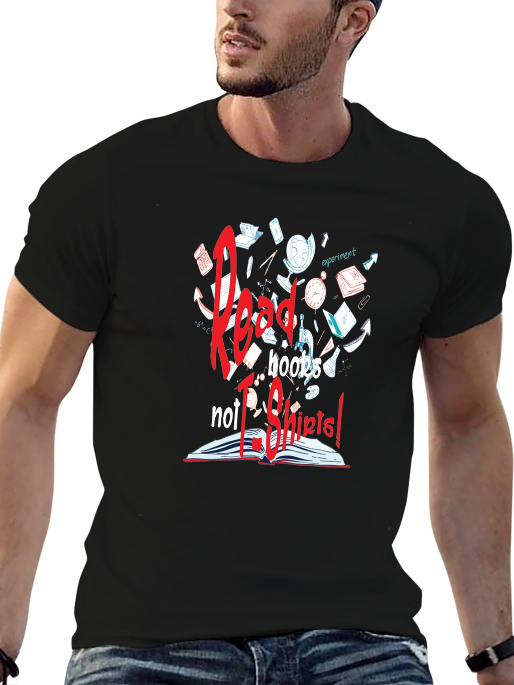 Read Books Not T-Shirts Graphic Tee
