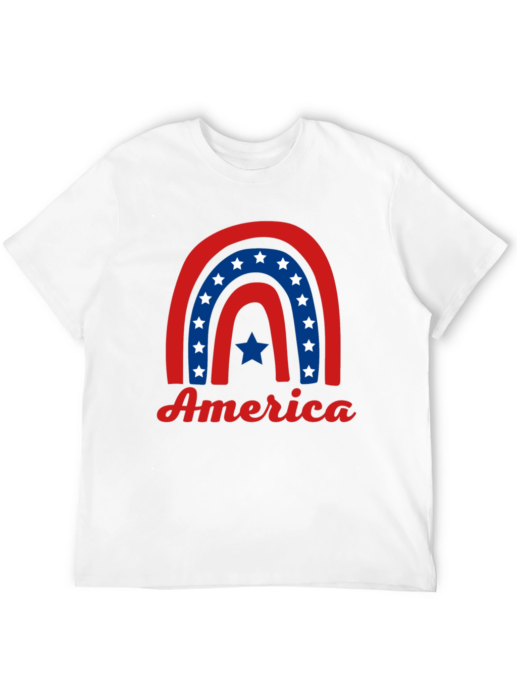 Patriotic America Rainbow T-Shirt