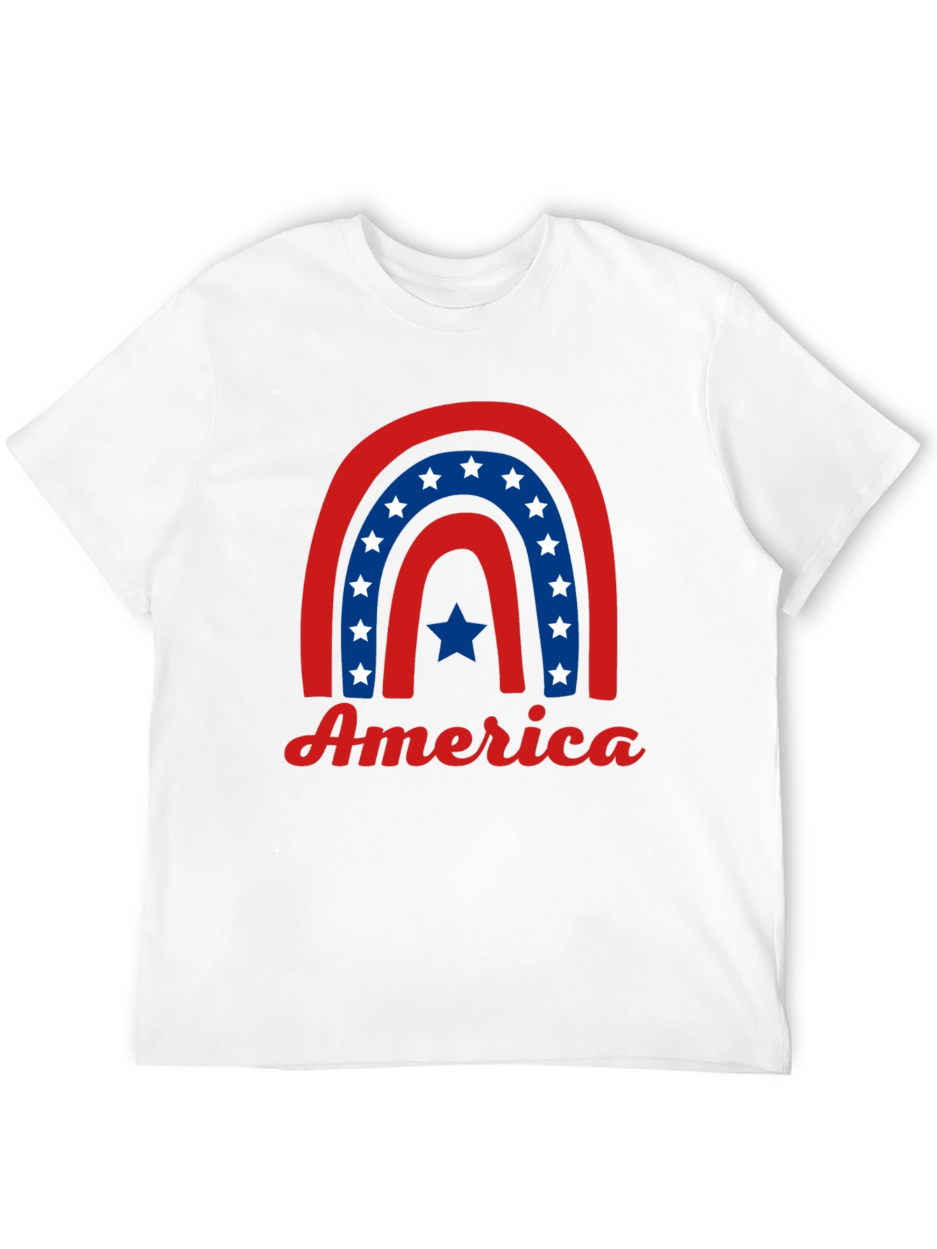 Patriotic America Rainbow T-Shirt