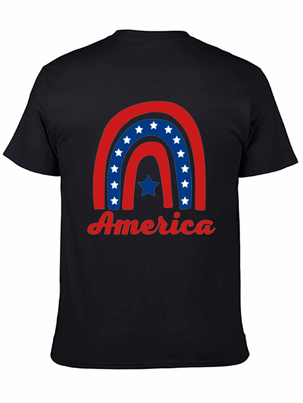 Patriotic America Rainbow T-Shirt