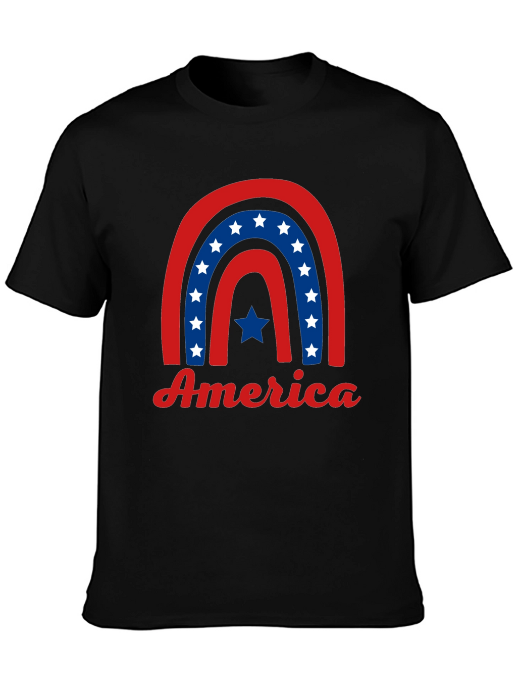 Patriotic America Rainbow T-Shirt