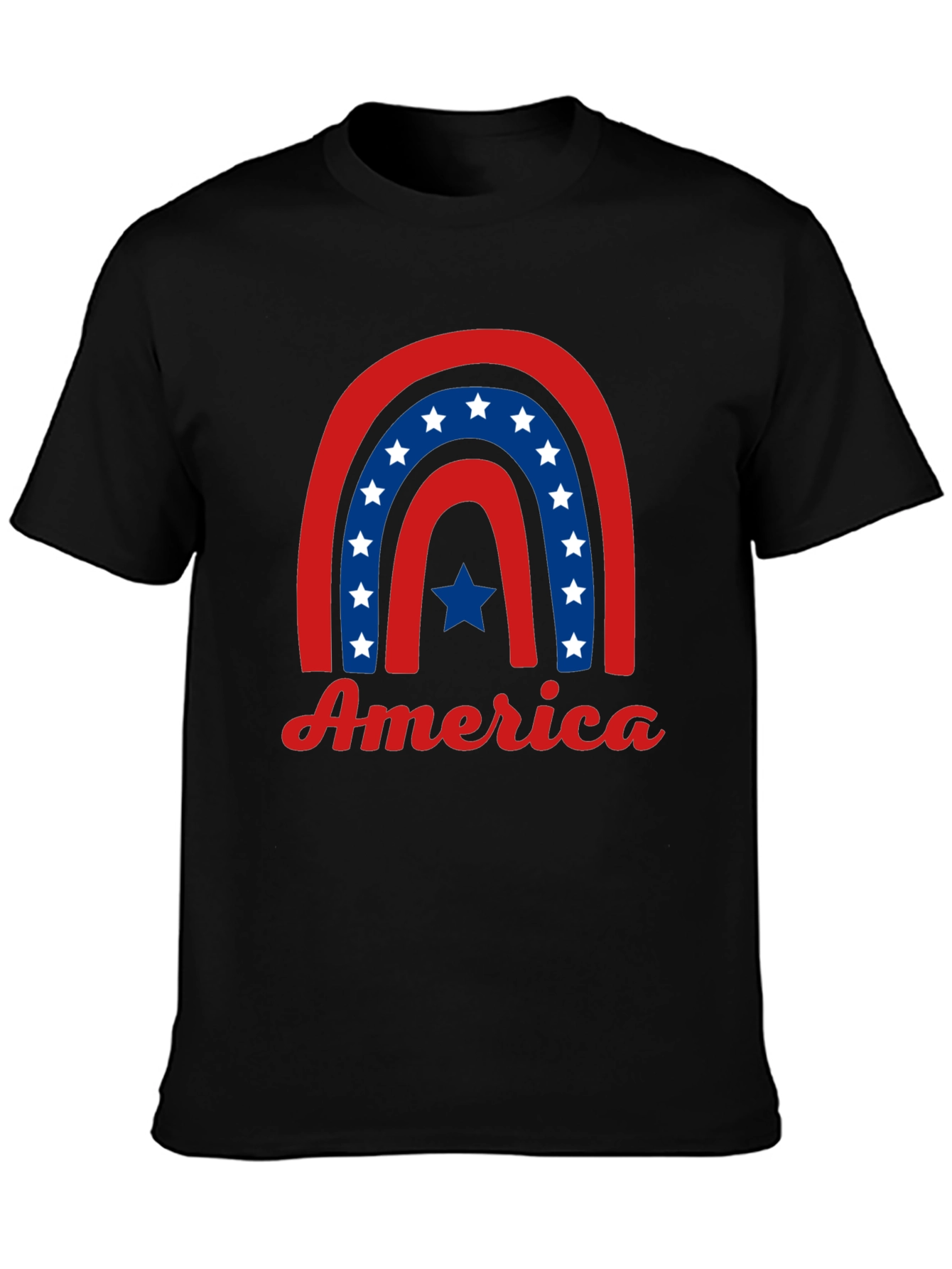 Patriotic America Rainbow T-Shirt